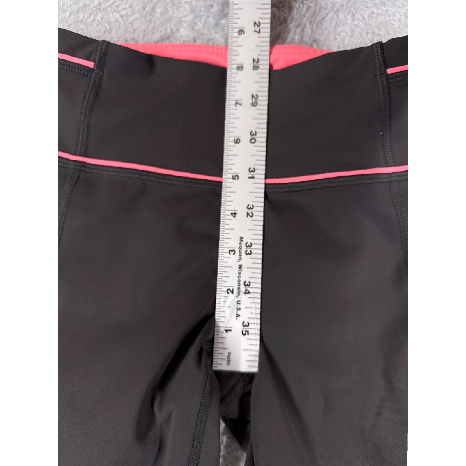 Lululemon Lululemon Pants Womens 2 Black Pace Queen Tight Full-On Luxtreme Run Running Sweatpants Zip Pocket Pockets 25 in Inseam Size 26" / US 2 / IT 38 - 7 Thumbnail