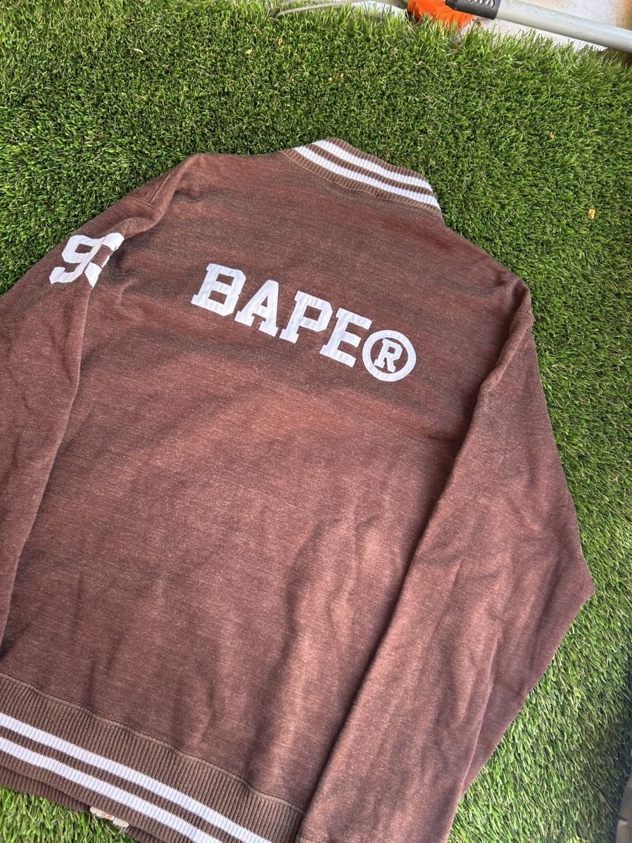 Bape Vintage 2000s BAPE NIGO Embroidered Track Zip Up Jacket Size US XL / EU 56 / 4 - 1 Thumbnail
