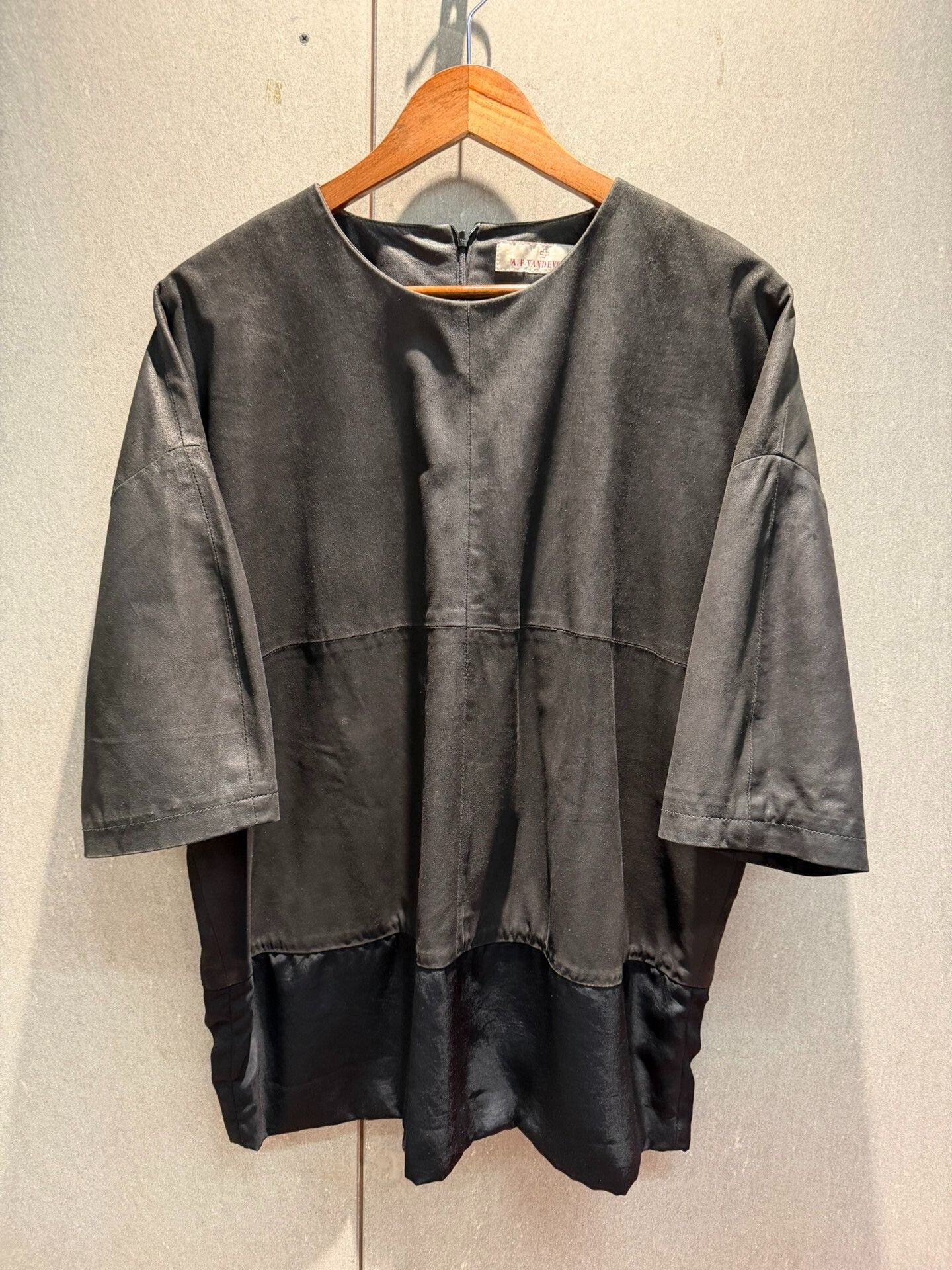 A.F. Vandevorst Leather Nurse Shirt