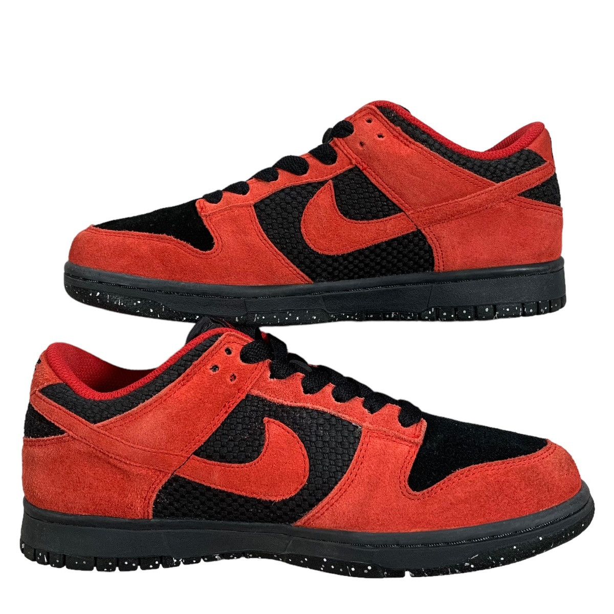 Vintage VTG Nike Dunk Low CL Black Varsity Red Grey 2008 Sneakers Size US 7.5 / EU 40-41 - 2 Thumbnail
