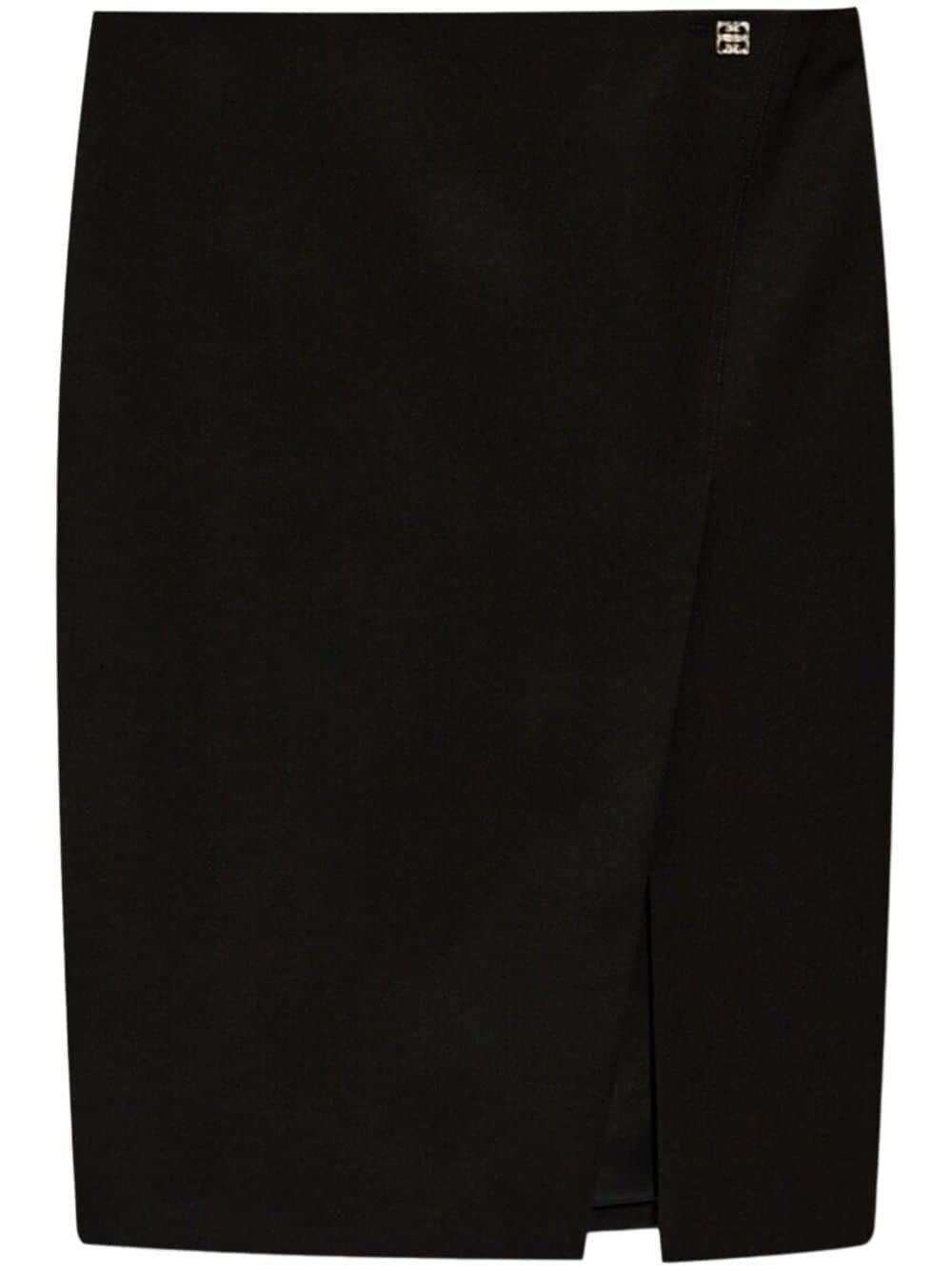 Givenchy Skirt With Open Side Size 32" / US 10 / IT 46 - 1 Thumbnail