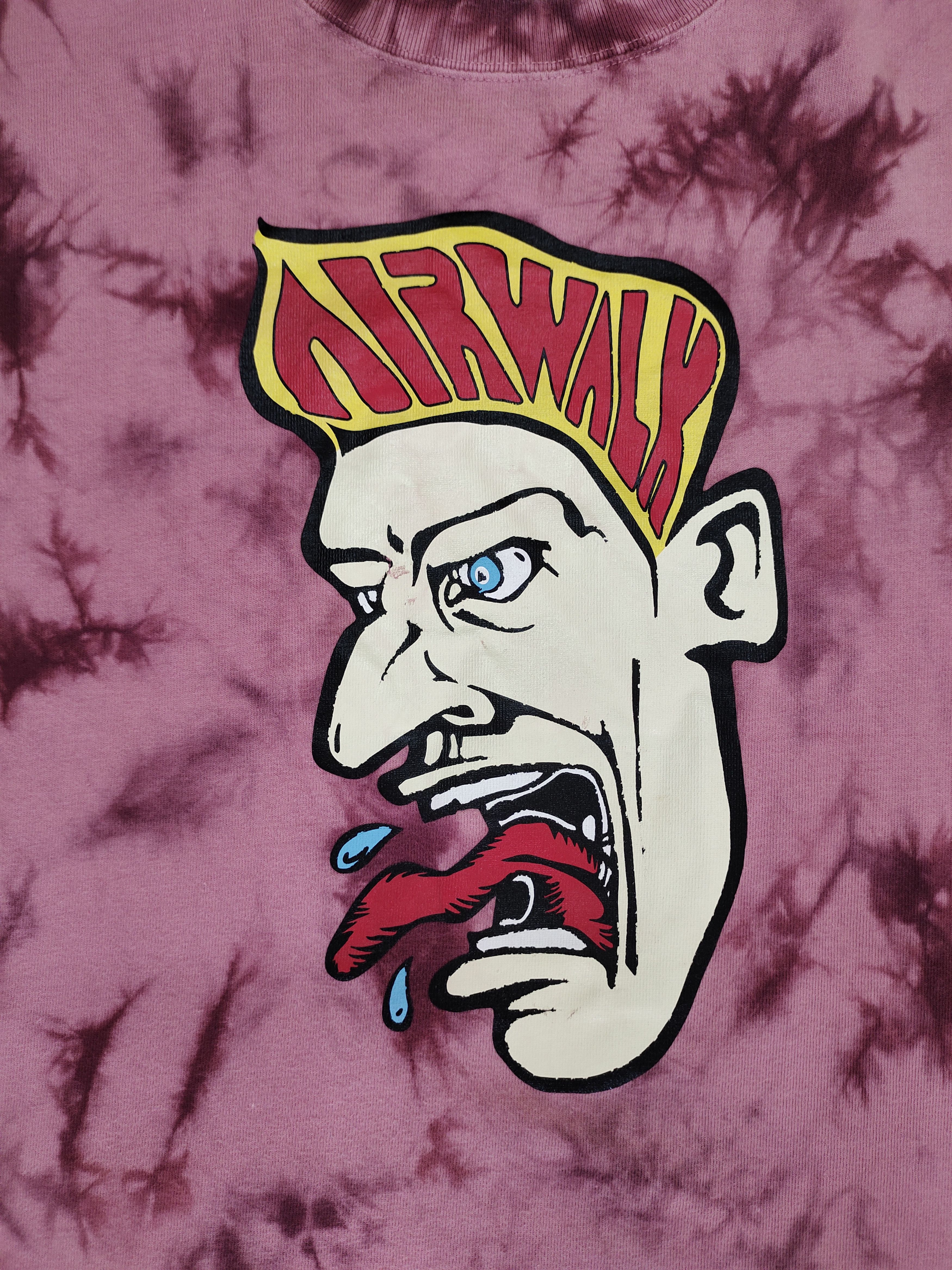 Airwalk Vintage Airwalk Punk Head Tie Dye Oversize T-Shirt Jnco Size US M / EU 48-50 / 2 - 3 Thumbnail