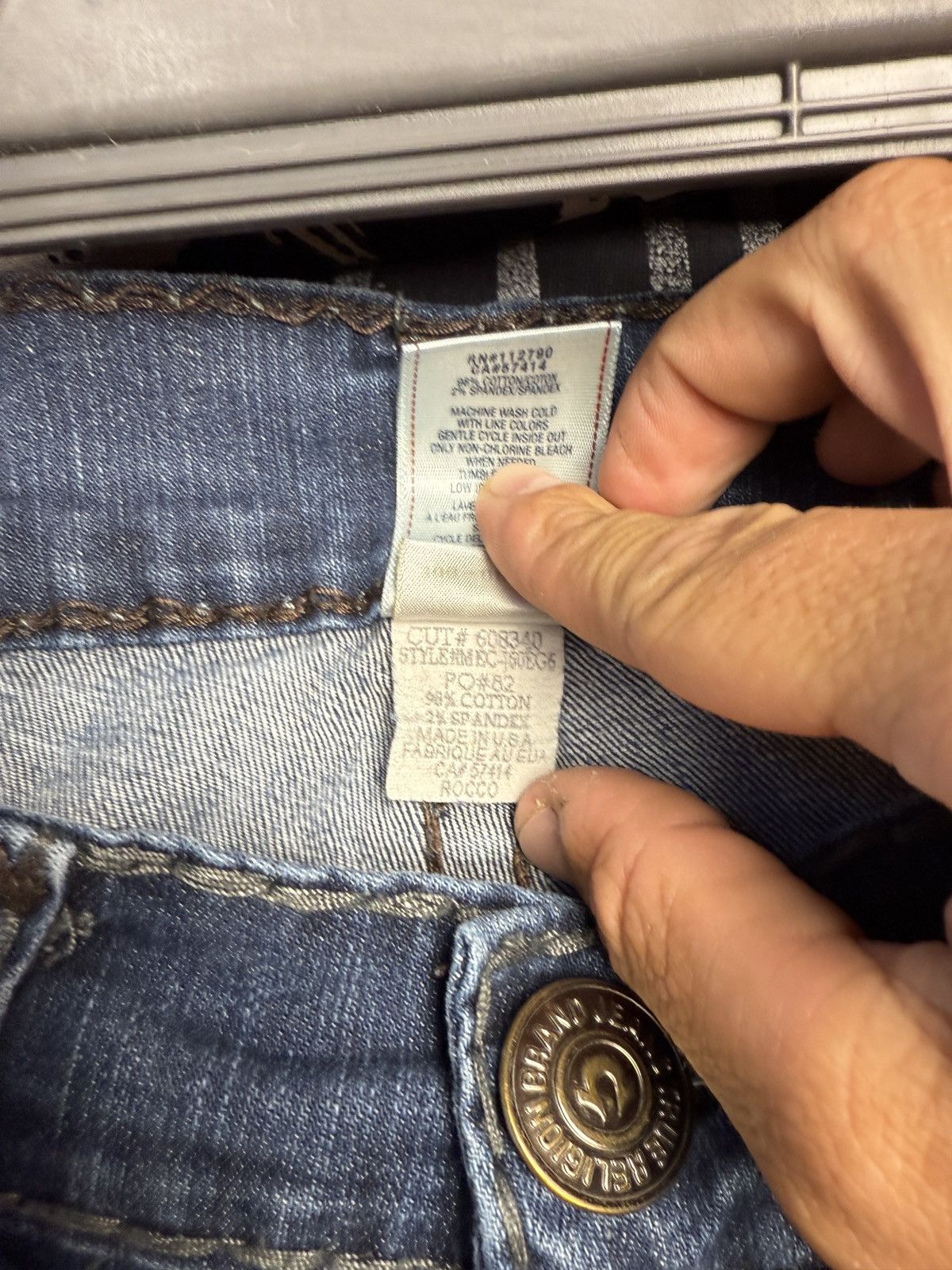 True Religion Vintage True Religion Jeans Size US 38 / EU 54 - 8 Thumbnail
