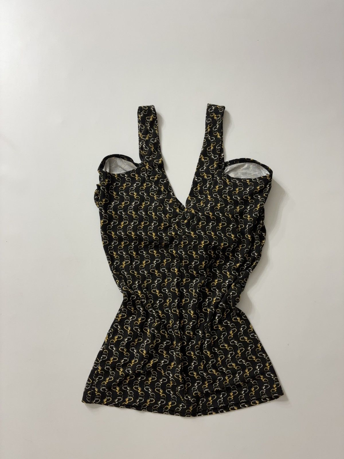 Japanese Brand GLAMOUR PRINTED TANK TOP 00s Size S / US 4 / IT 40 - 5 Thumbnail