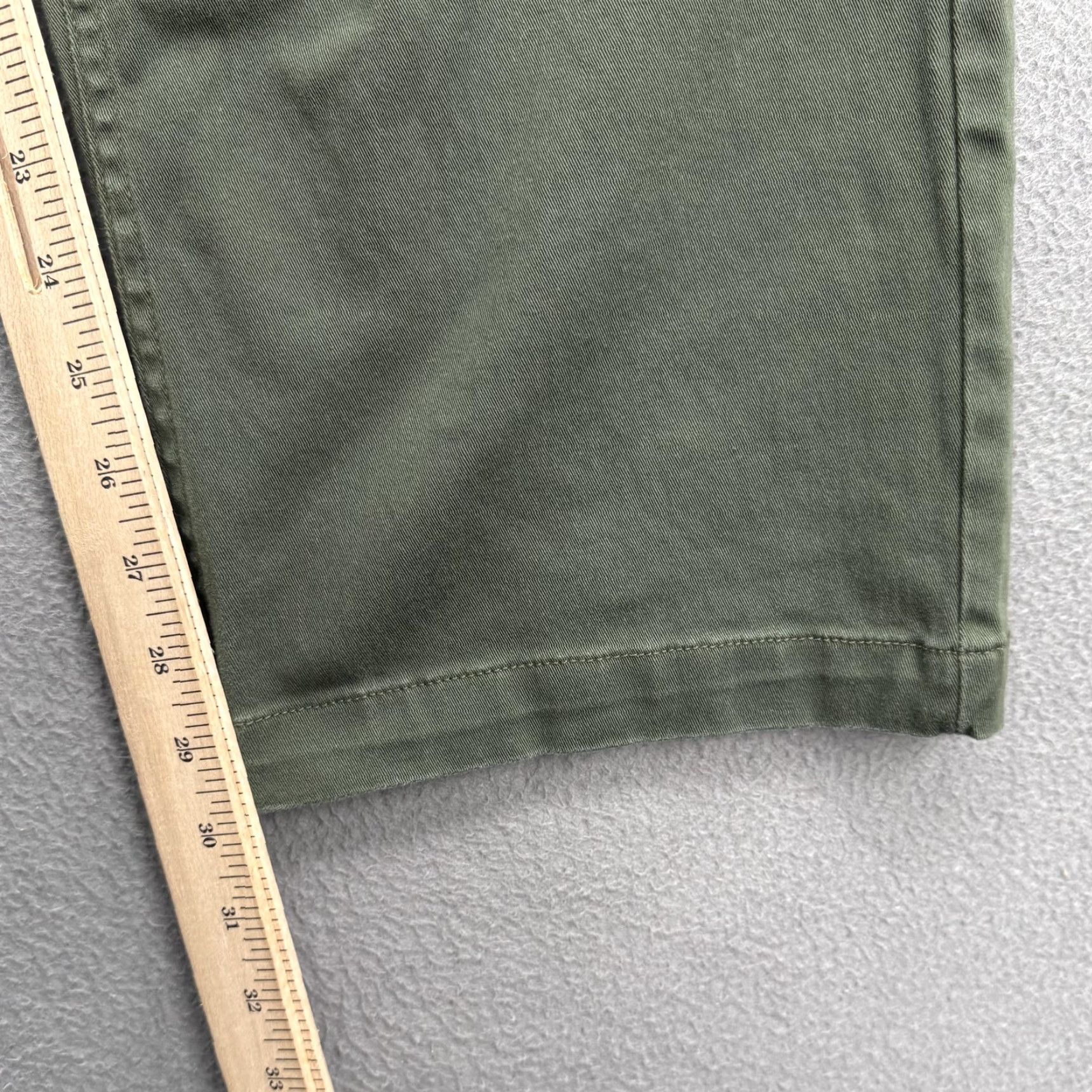 Nike Nike Twill Chino Pants Womens 28/30 Green Relaxed Straight Leg Casual Drawstring Pants Size 28" / US 6 / IT 42 - 6 Thumbnail