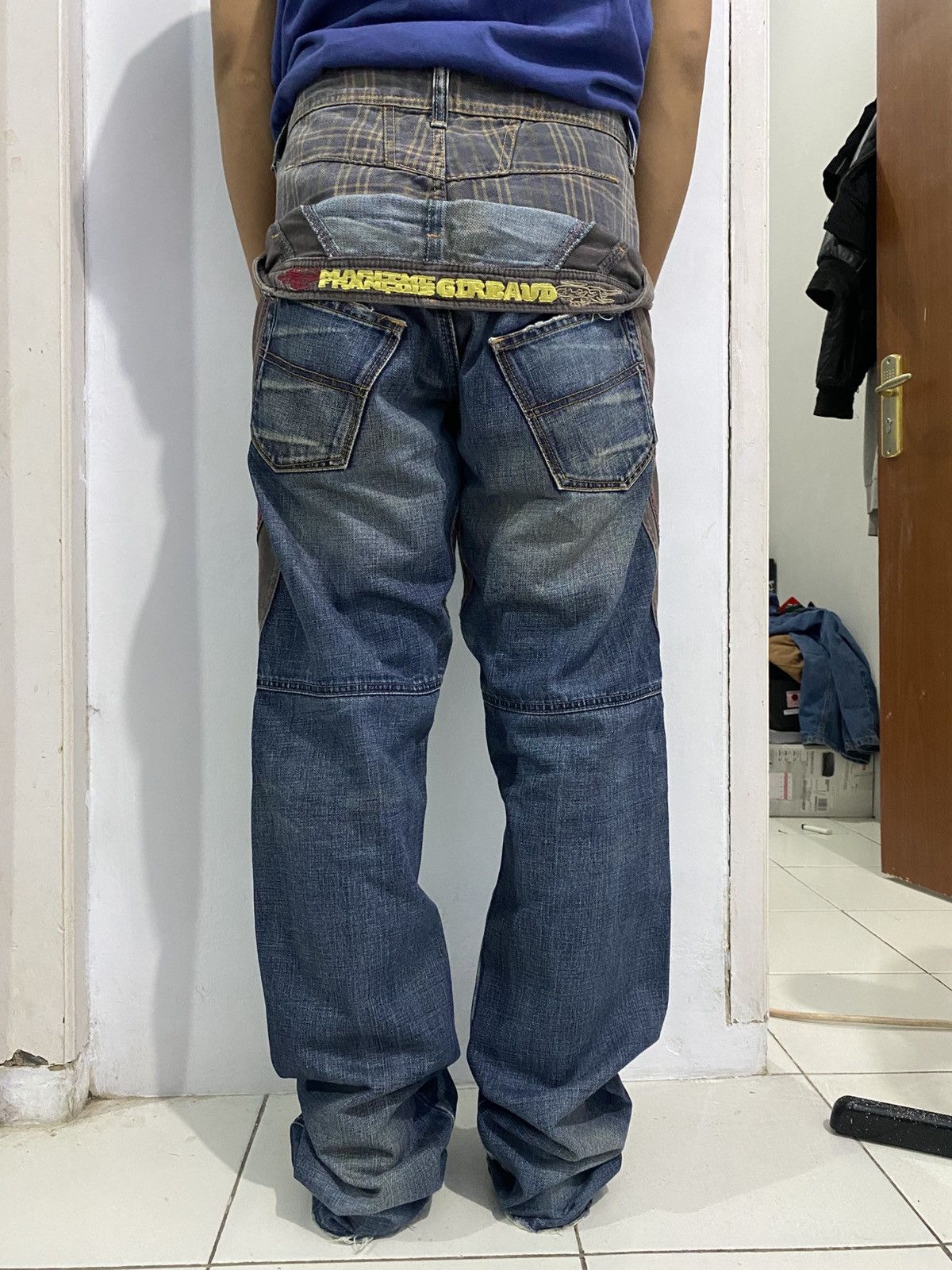 If Six Was Nine × Japanese Brand × Marithe + Francois Girbaud 2000s-Marithe Francois Girbaud Double Wise Jeans Pants Size US 31 - 4 Thumbnail