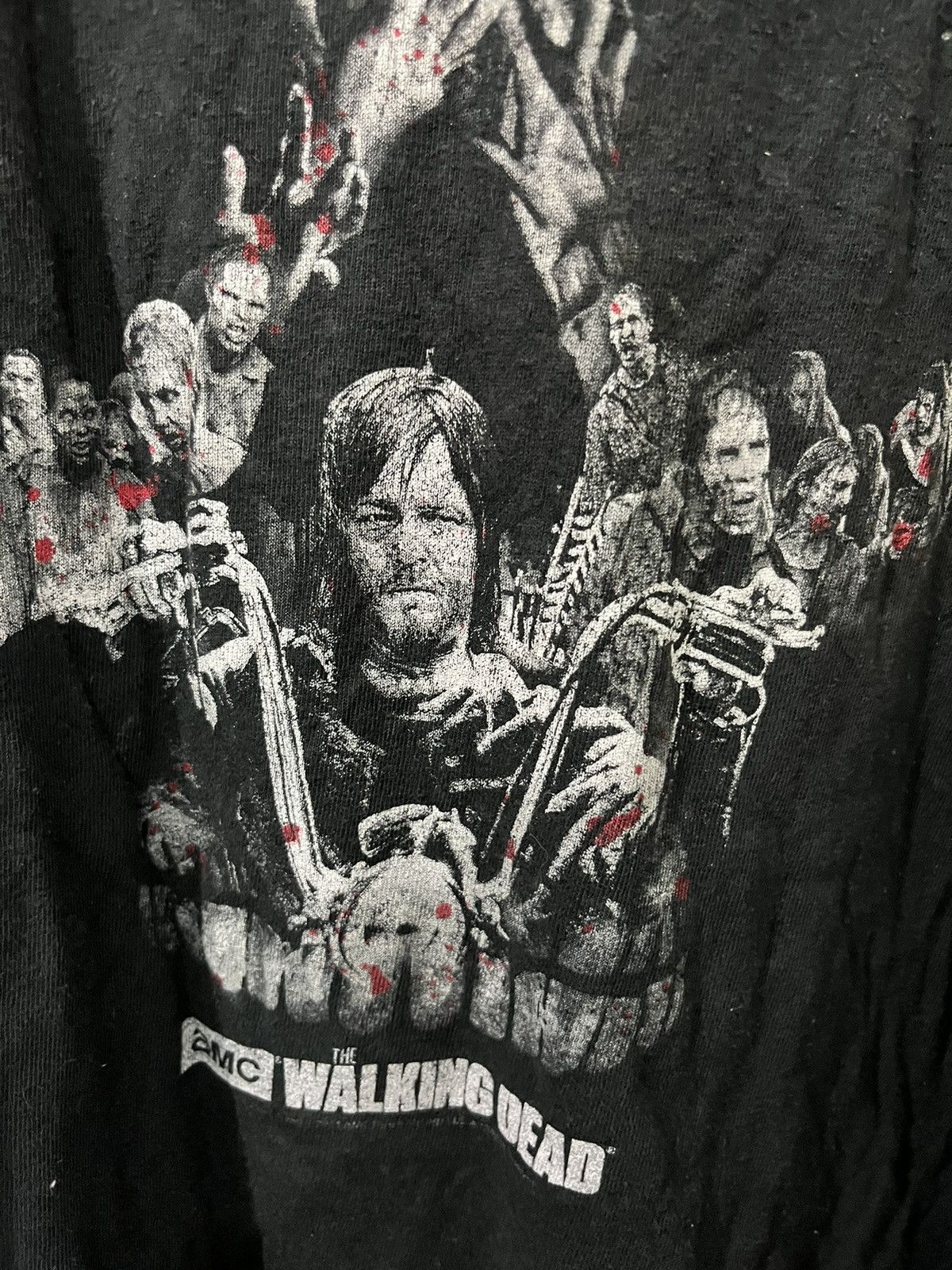 Vintage Custom Oversized Tank A Walking Dead Horror Thriller Movie Size US XXL / EU 58 / 5 - 3 Thumbnail