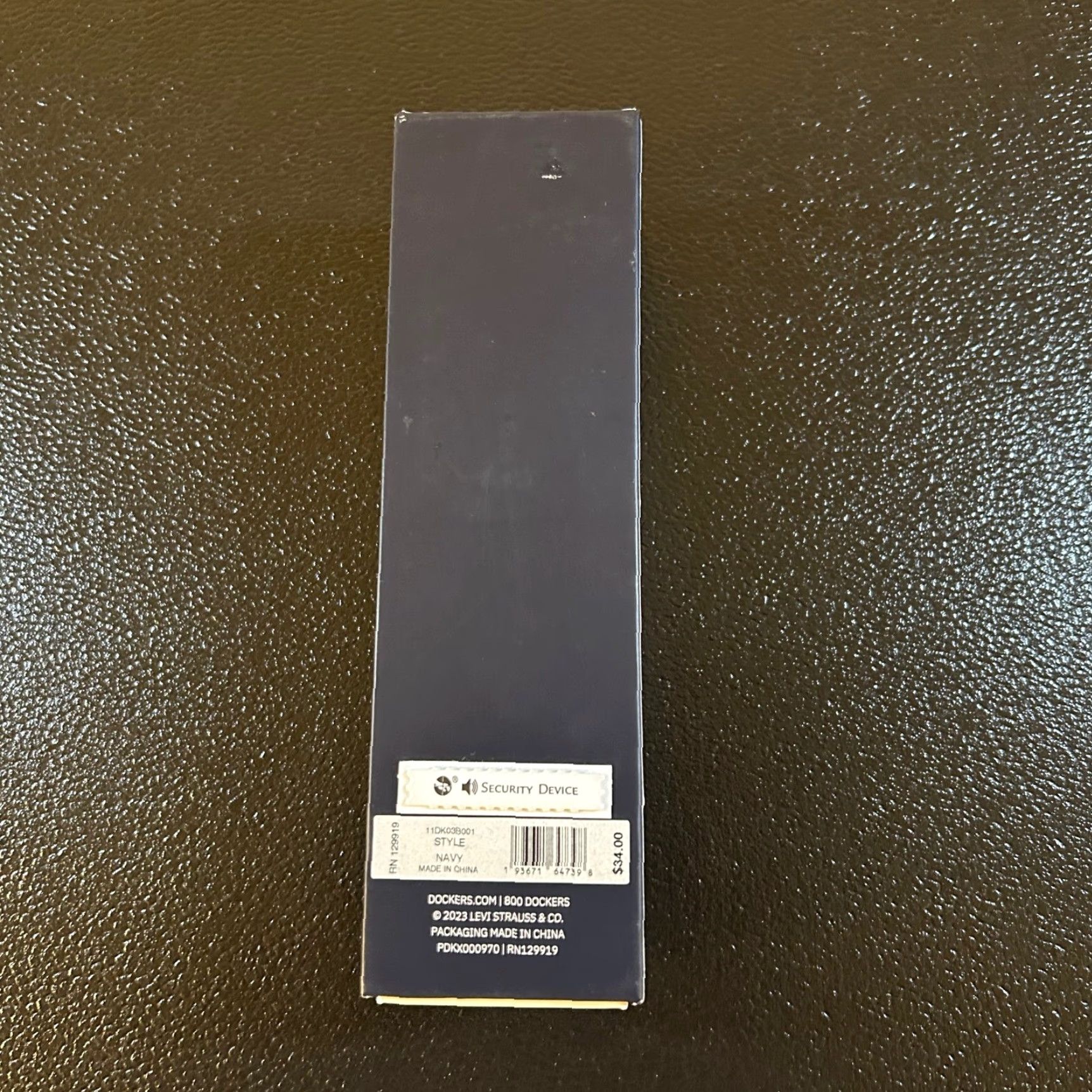 Dockers VINTAGE Dockers Belt - Navy Blue, Silver Hardware Mens L/XL Size ONE SIZE - 3 Thumbnail