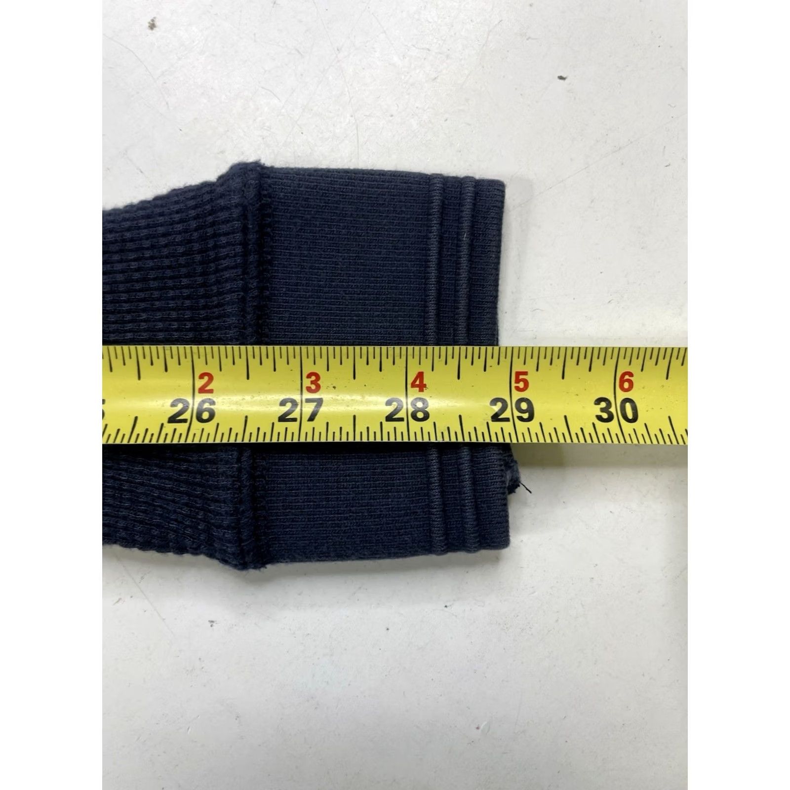 Faherty Faherty Thermal Shirt Mens Small Blue Knitwear Henley Long Sleeve Waffle Knit Size US S / EU 44-46 / 1 - 4 Thumbnail