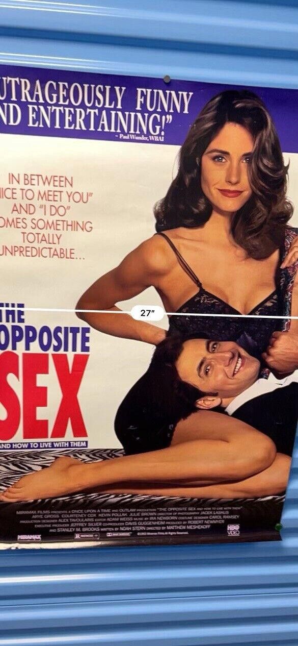 Designer Vtg The Opposite Sex Movie Poster 27x40 1st Courtney Cox Size ONE SIZE - 5 Thumbnail