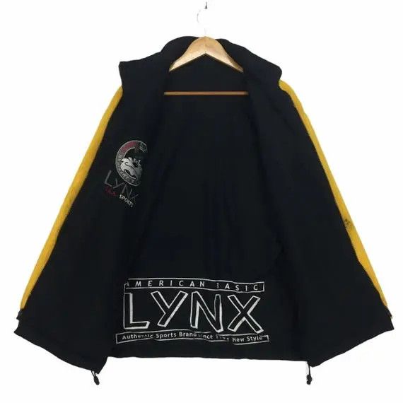 Vintage Vintage LYNX USA SPORTS Cartoon Reversible Fleece Jacket Size L / US 10 / IT 46 - 5 Thumbnail