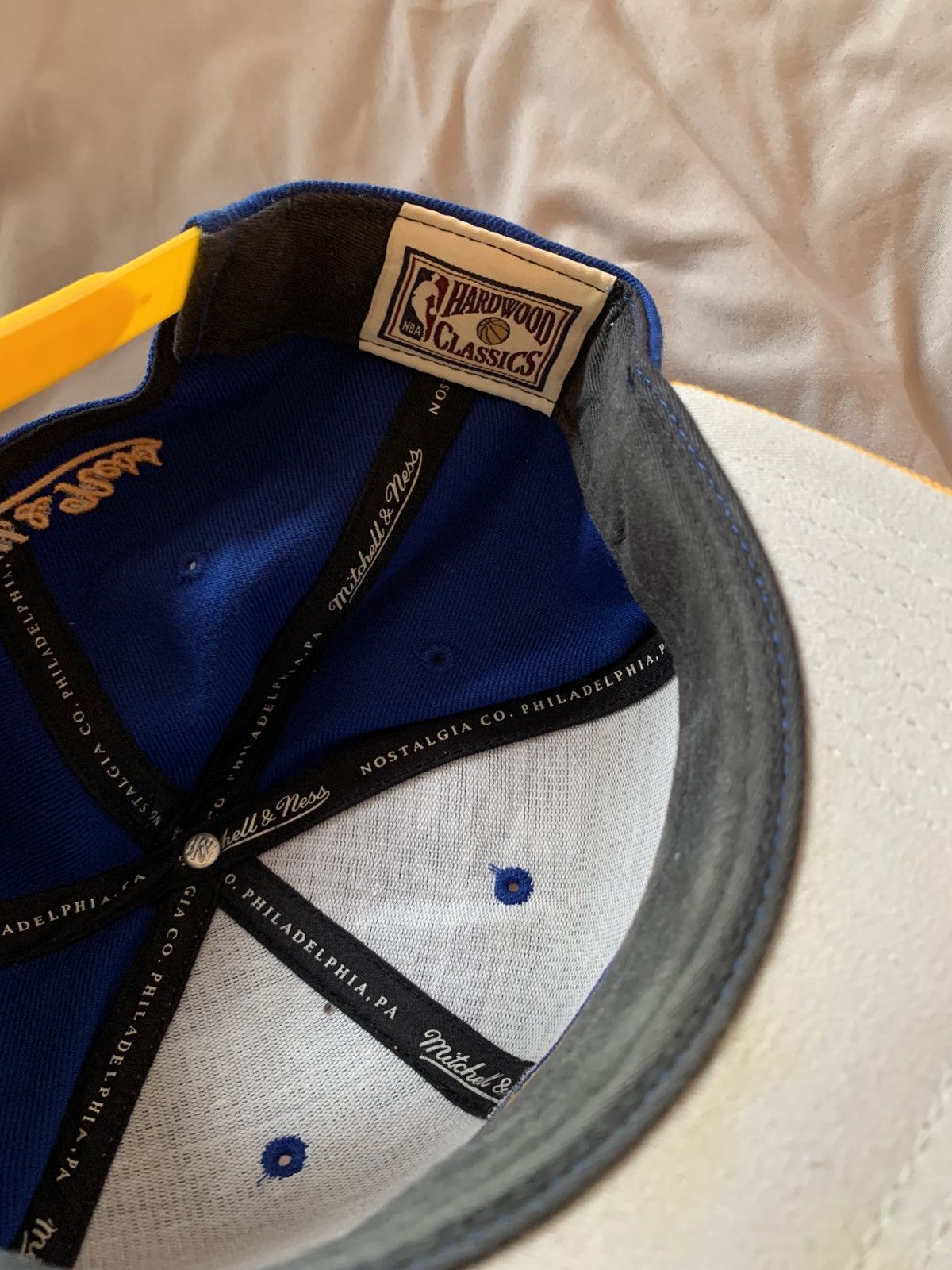 Mitchell & Ness Mitchell & Ness Golden State Warriors Throwback Snapback hat Size ONE SIZE - 6 Thumbnail