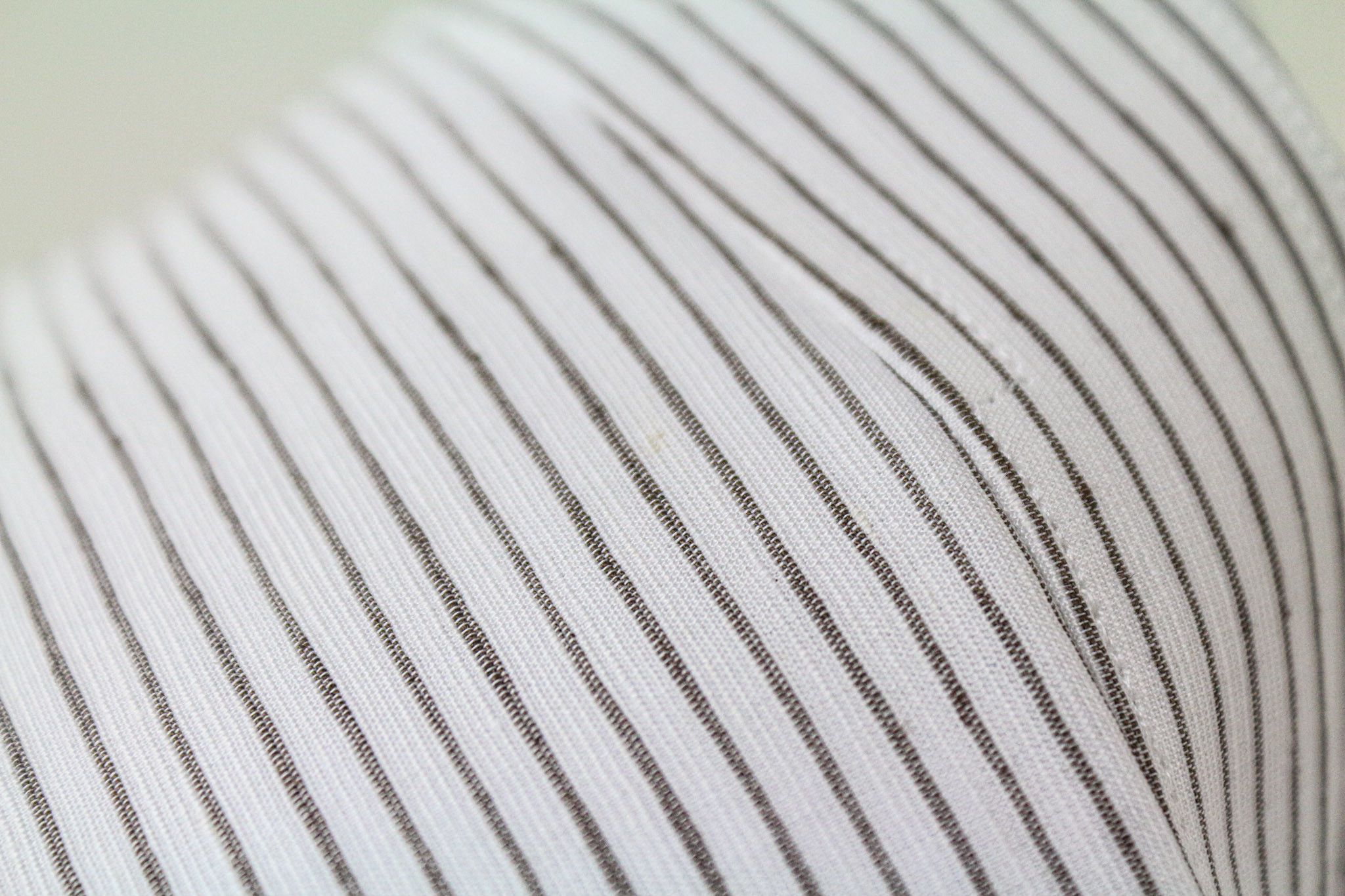 Suitsupply ~XS White Cotton Linen Striped Long Sleeve Shirt 77288 Size US XS / EU 42 / 0 - 10 Thumbnail