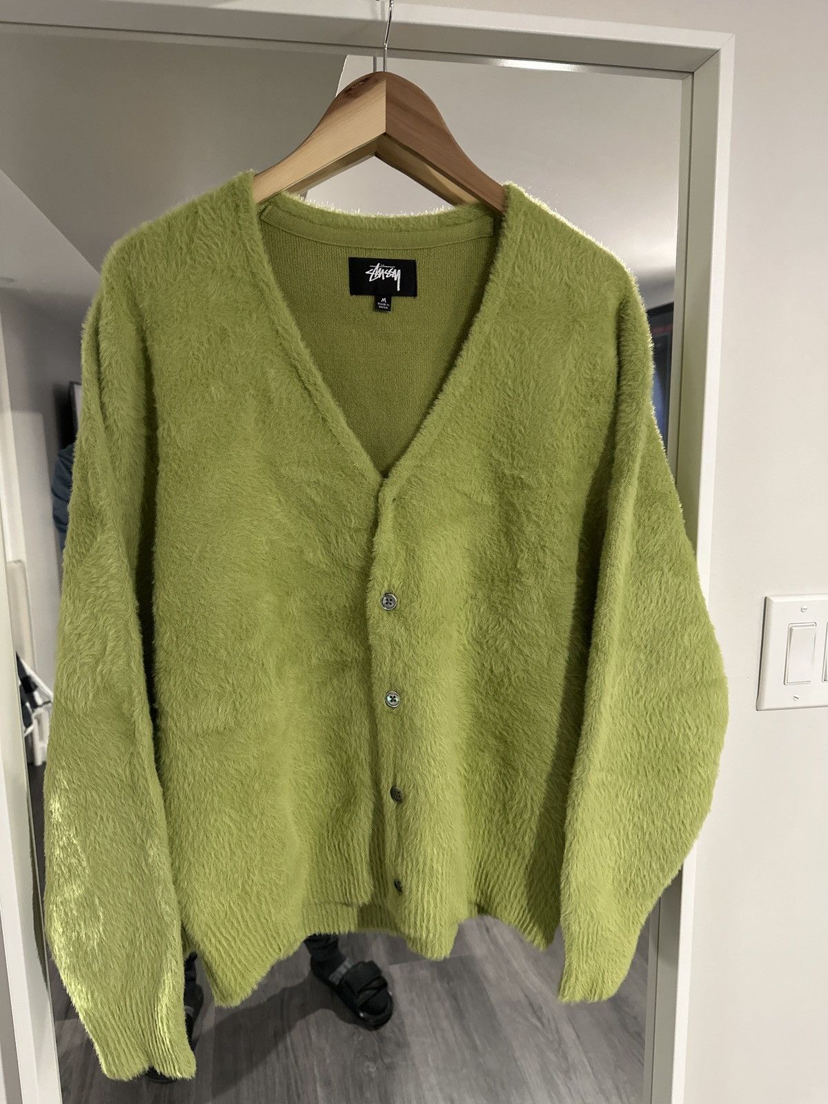 Stussy Stussy shaggy cardigan | Grailed