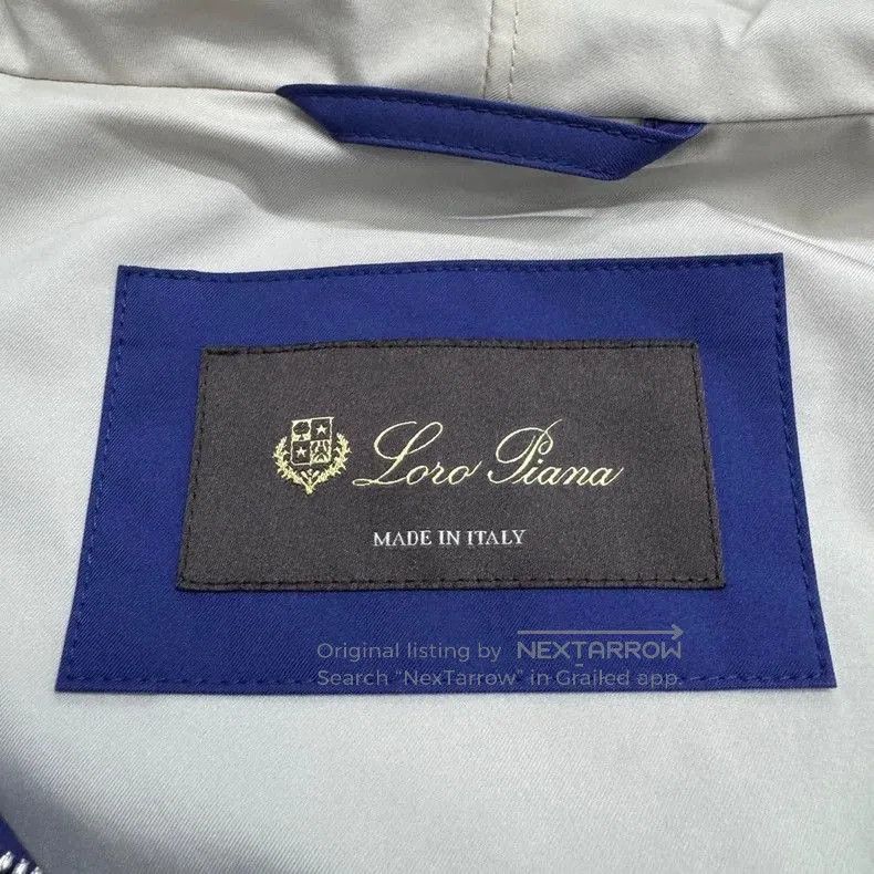 Loro Piana Loro Piana Blue Nylon Windbreaker Jacket. Size US M / EU 48-50 / 2 - 2 Thumbnail