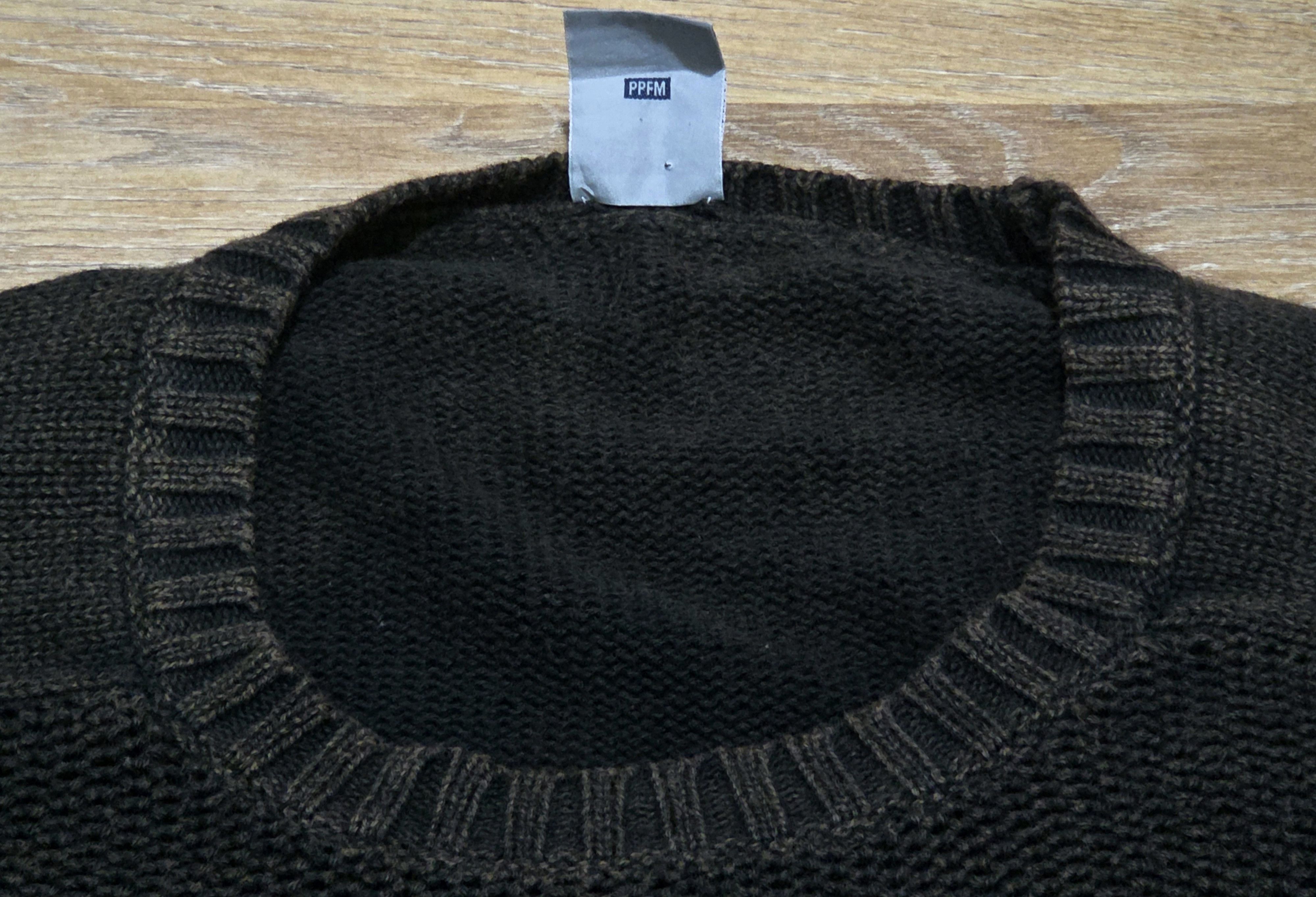 PPFM Vintage PPFM Brand Stonewash Knitwear Cotton Sweater Jumper Size US L / EU 52-54 / 3 - 4 Thumbnail