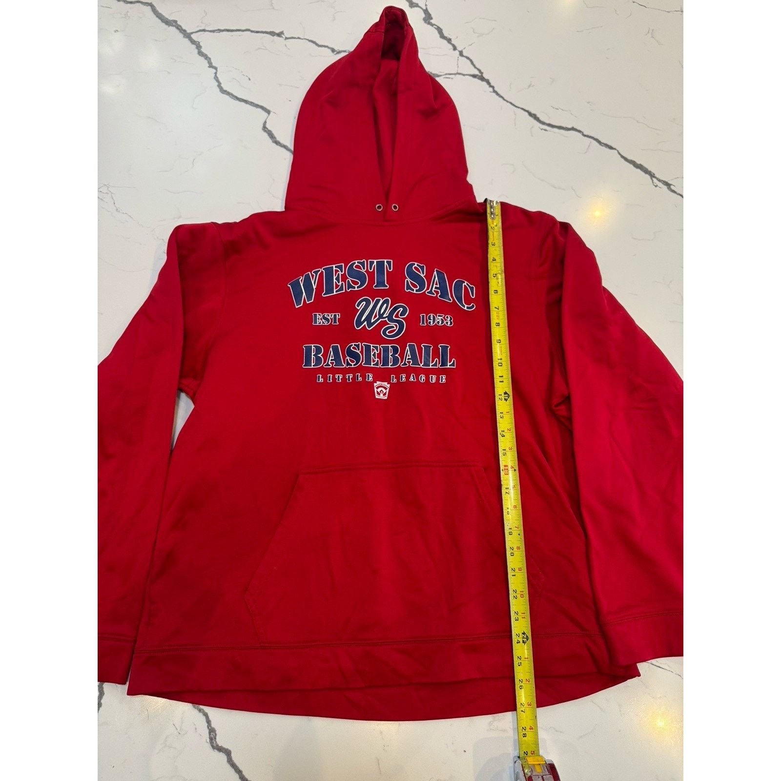 Anti Social Social Club Sport-Tek XL Red Hoodie West Sac Baseball Little League Size US XL / EU 56 / 4 - 2 Thumbnail