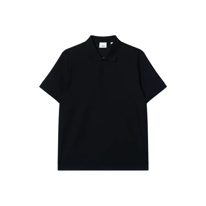 Burberry Burberry Black Short Sleeve Polo Shirt Size US XL / EU 56 / 4 - 1 Thumbnail