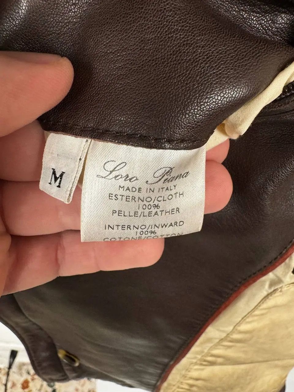 Loro Piana Loro Piana Caferacer Leather Jacket Size US M / EU 48-50 / 2 - 7 Thumbnail