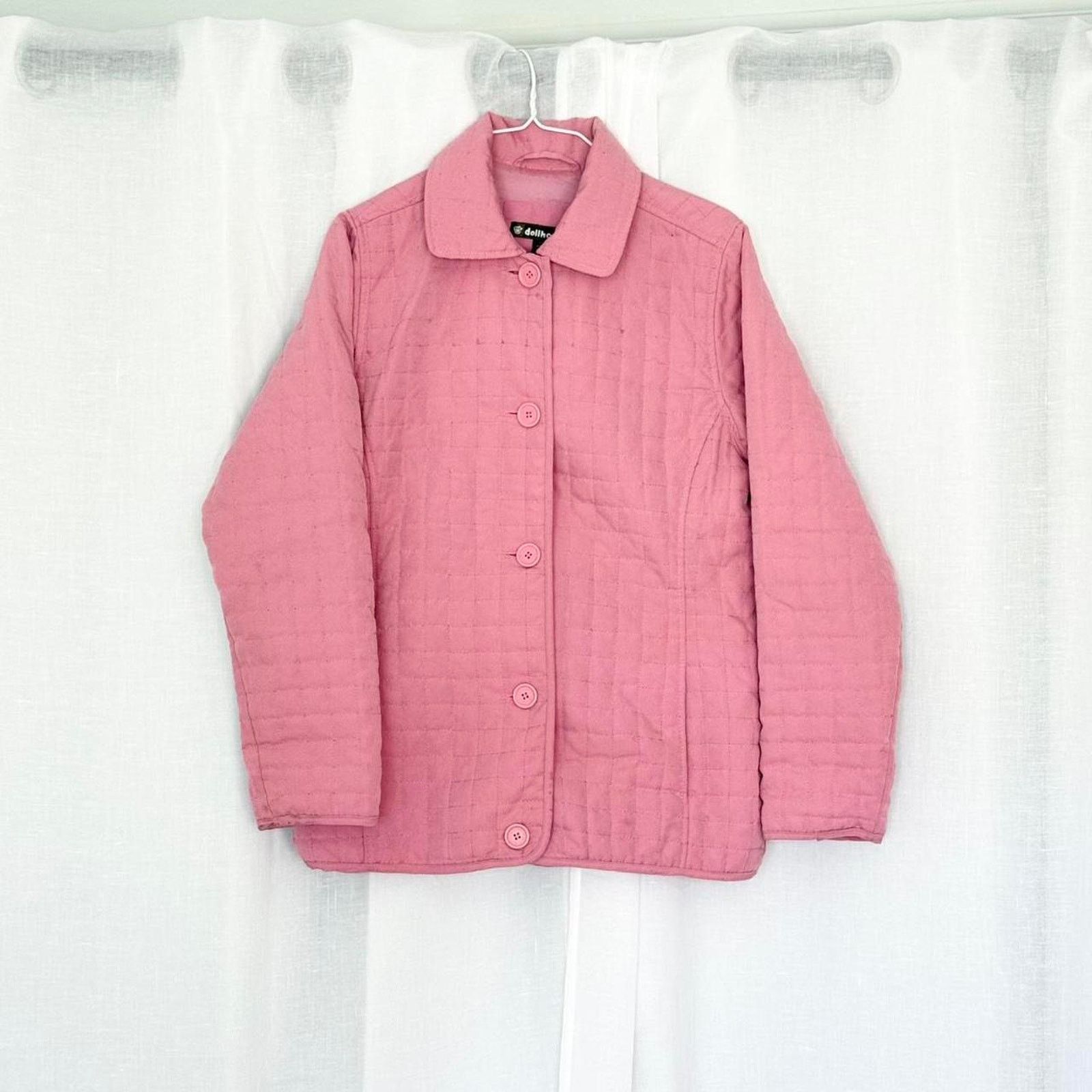 Vintage ✿ y2k pink quilted jacket dollhouse ✿ Size L / US 10 / IT 46 - 1 Thumbnail