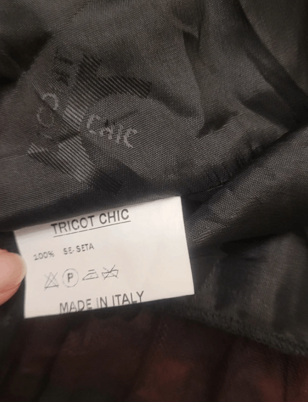 Other Unique VINTAGE TRICOT CHIC Skirt | 100% Silk | Italy Size 30" / US 8 / IT 44 - 6 Thumbnail