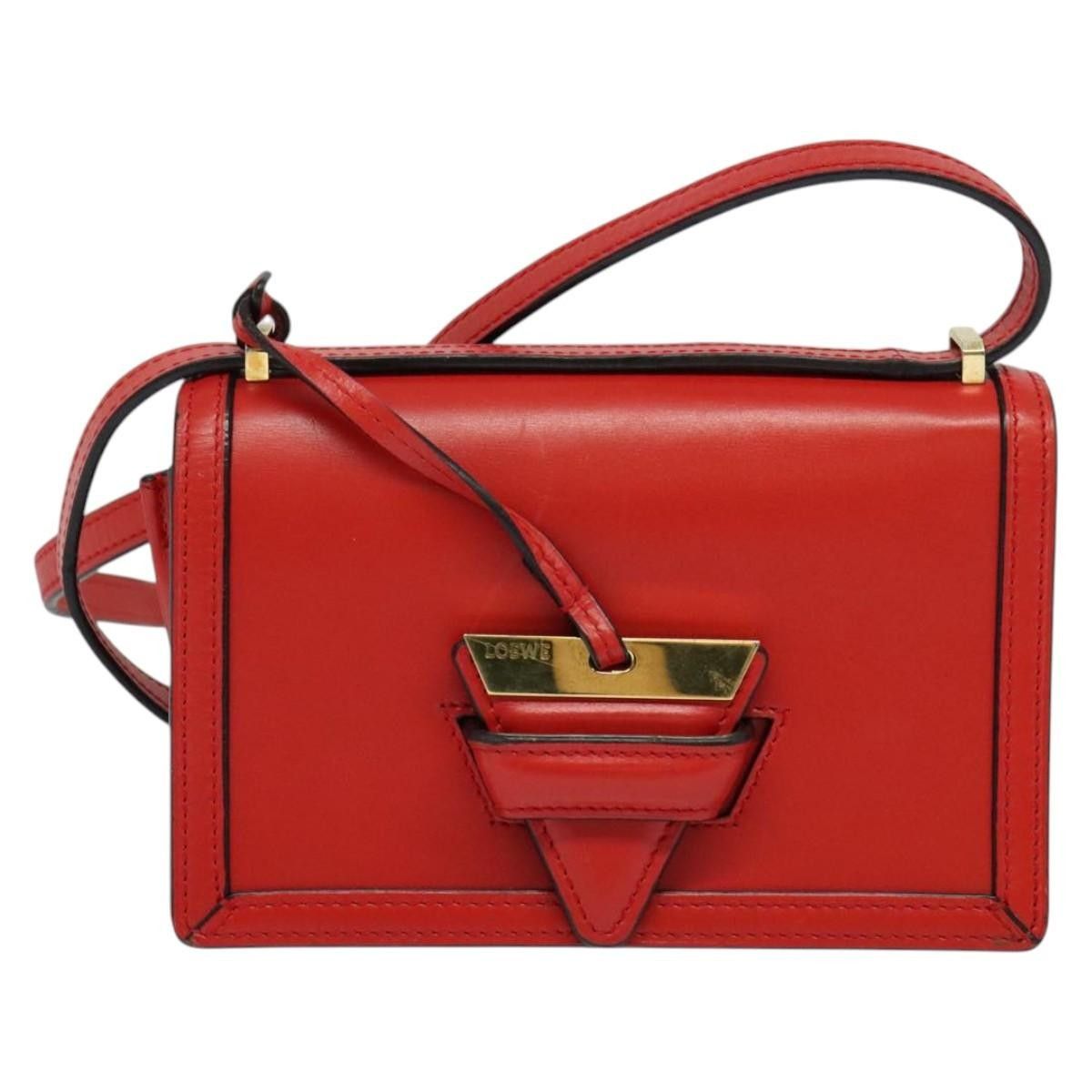 Loewe Loewe Barcelona Shoulder Bag Leather Size ONE SIZE - 1 Thumbnail