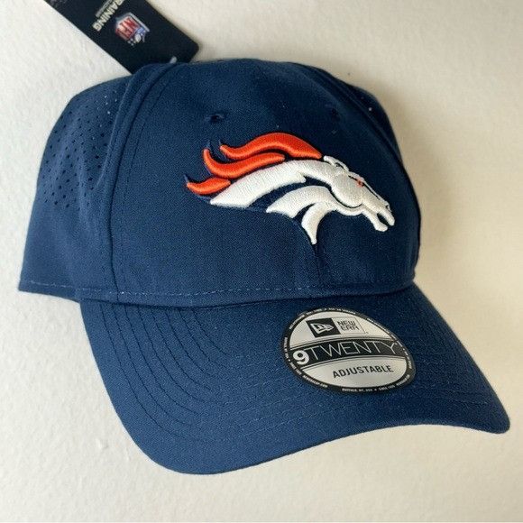 NFL NWT NEW ERA DENVER BRONCOS LASER CUT TRAINING COLLECTION HAT Size ONE SIZE - 2 Thumbnail