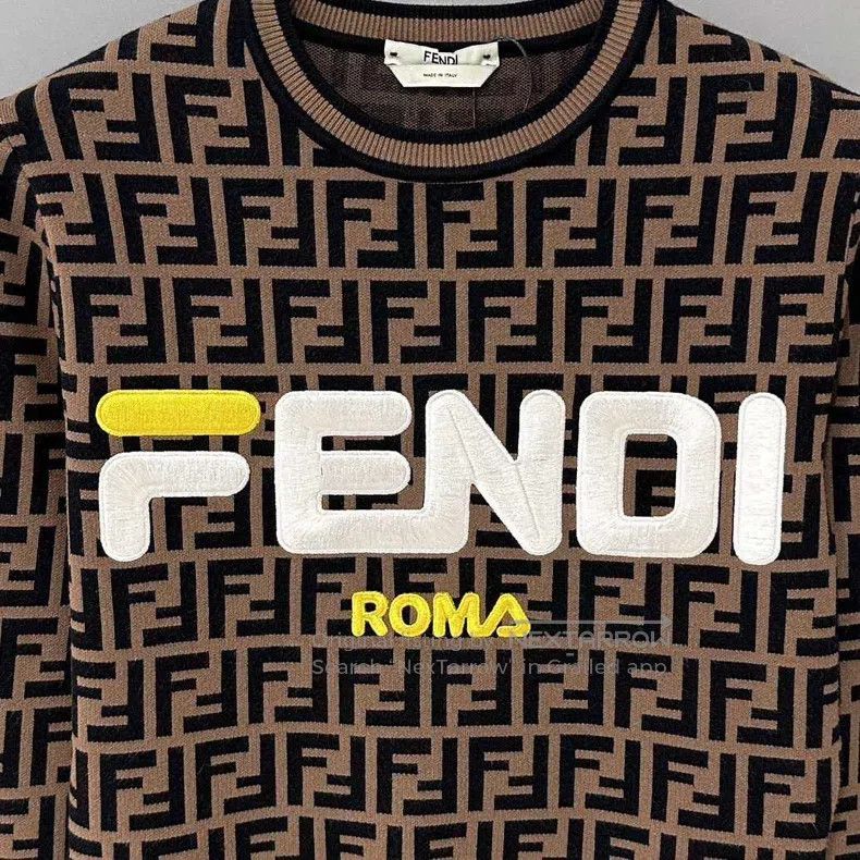 Fendi Fendi Embroidered floral logo sweatshirt Size XS / US 0-2 / IT 36-38 - 6 Thumbnail