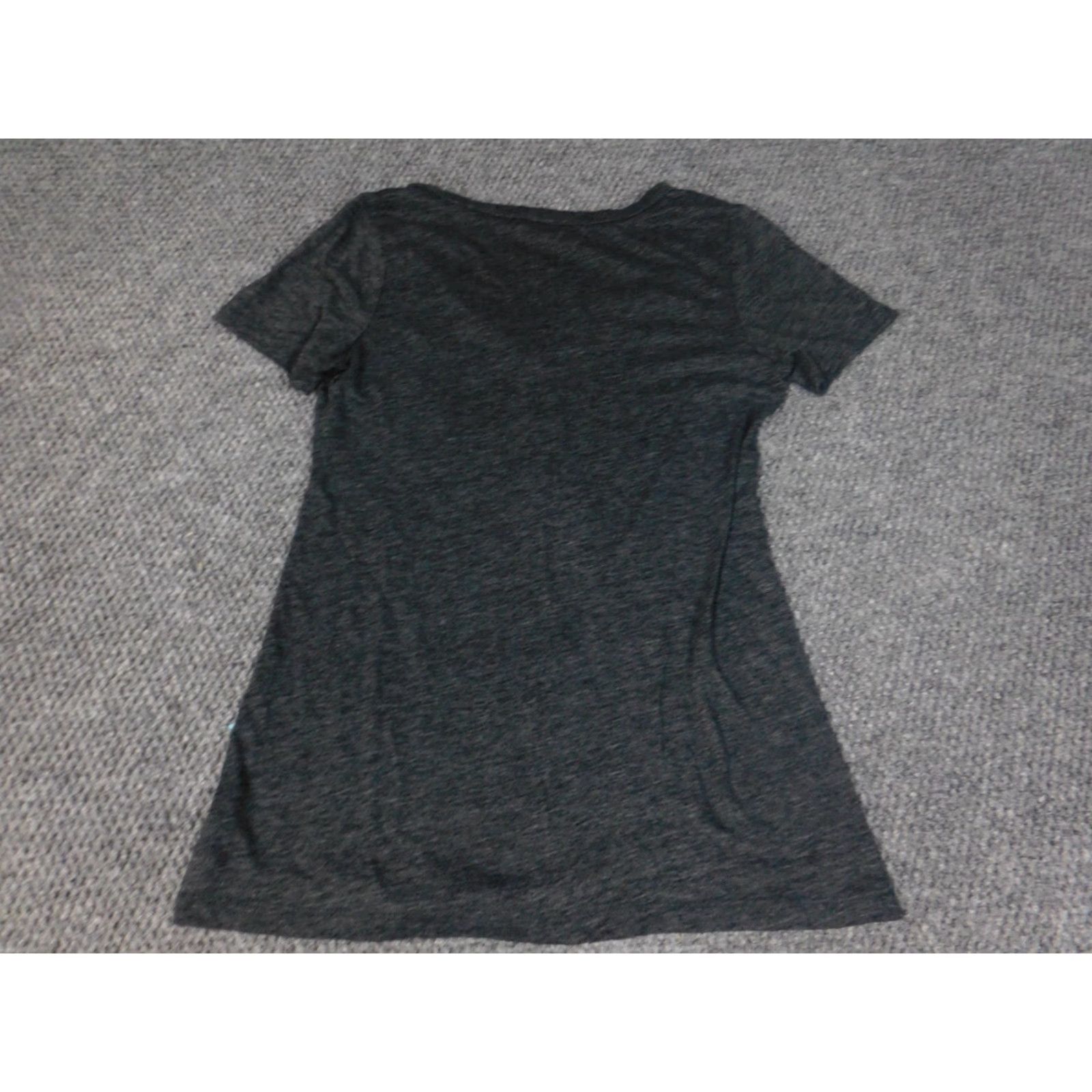 Old Navy Old Navy Womens Shirt Small Gray V-Neck stretch Blouse Casual Regular Short Sleeve Rayon V-Neck Pullover Han? Size S / US 4 / IT 40 - 7 Thumbnail