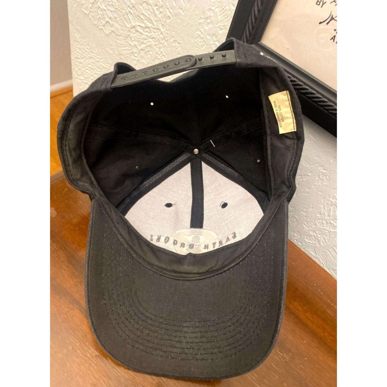 Brooks Brooks Hat Mens Adjustable Black Garth World Tour Baseball Cap Adult SnapBack Size ONE SIZE - 4 Thumbnail