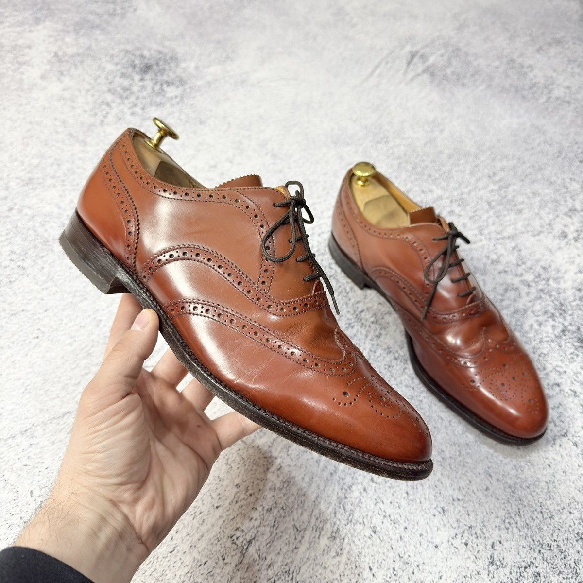 Handmade × Vintage Tredwells vintage mens oxfords brogues US10.5 UK10 EU43.5 Size US 10.5 / EU 43-44 - 4 Thumbnail