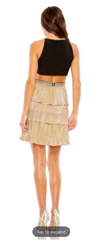 Mac Duggal Women's Mac Duggal Gold Dress Size 2 Size XS / US 0-2 / IT 36-38 - 3 Thumbnail