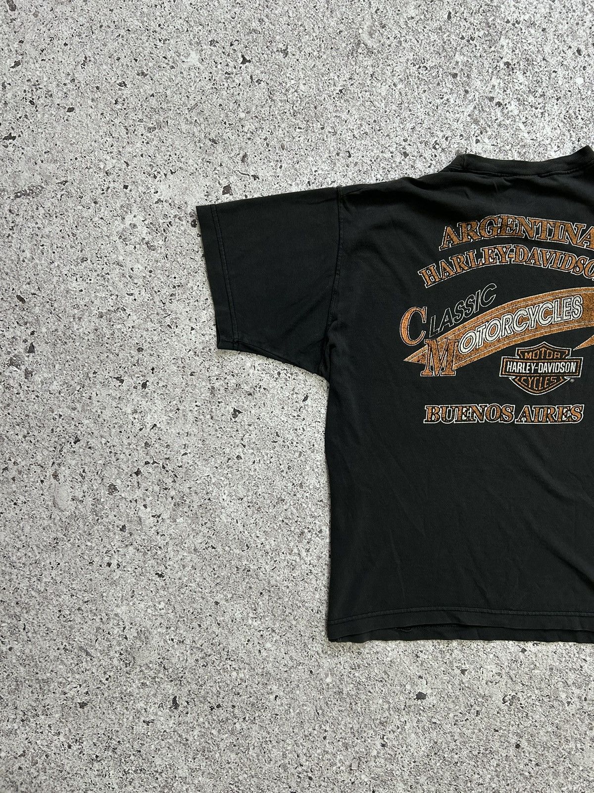 Band Tees × Harley Davidson × Vintage Vintage 2008 Harley Davidson Argentina Buenos Aires Tee Size US XXL / EU 58 / 5 - 7 Thumbnail