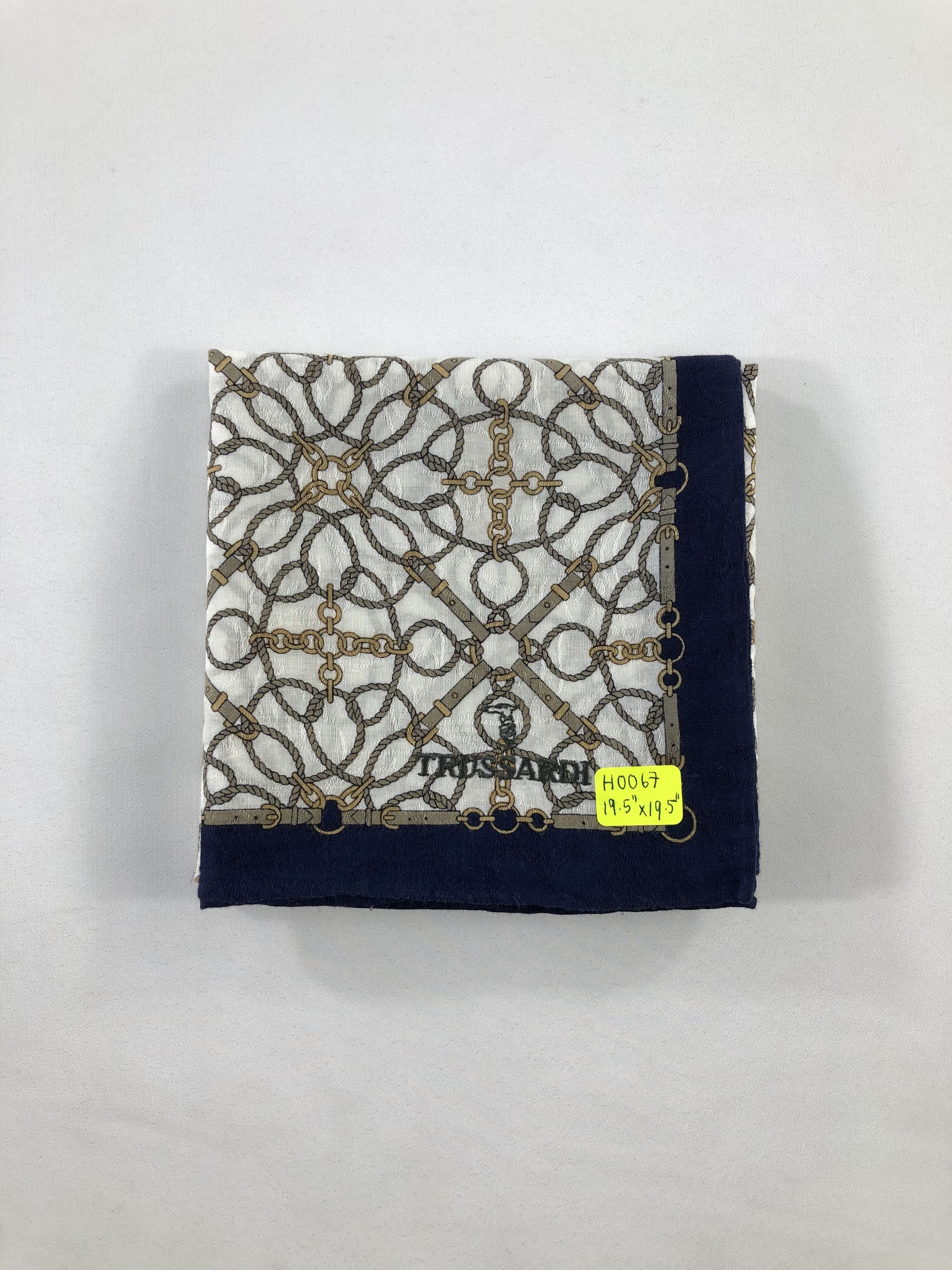 Trussardi × Vintage Trussardi Handkerchief / Bandana / Neckerchief Size ONE SIZE - 4 Thumbnail