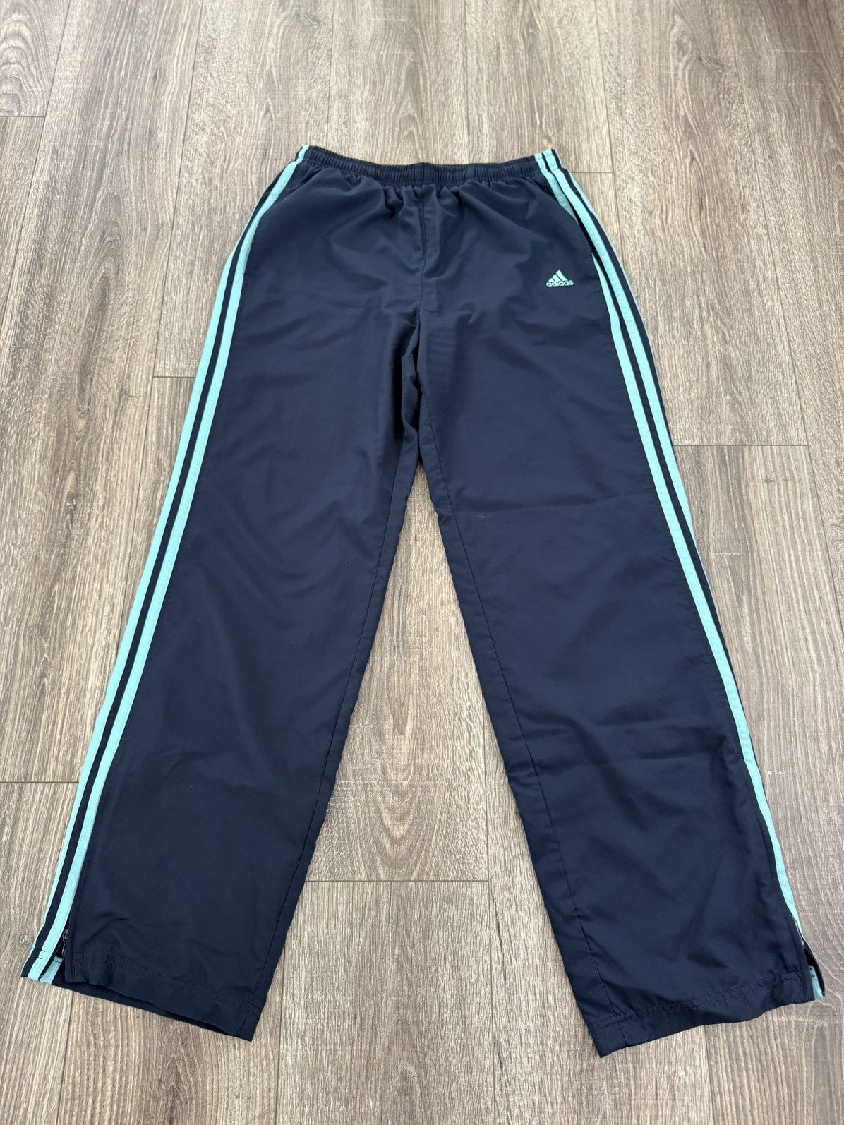 Adidas Adidas Navy Teal Track Sweatpants Size Medium Size US 30 / EU 46 - 1 Thumbnail