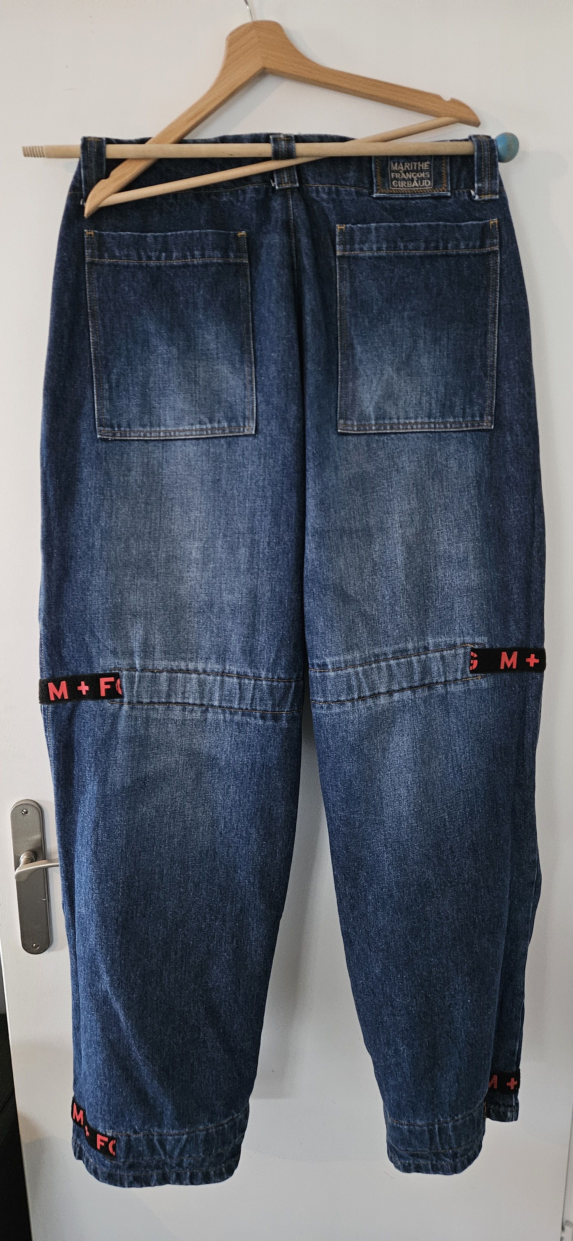 Marithe + Francois Girbaud Jean Baggy Vintage Martithé+François Girbaud taille 38M Size US 38 / EU 54 - 2 Thumbnail