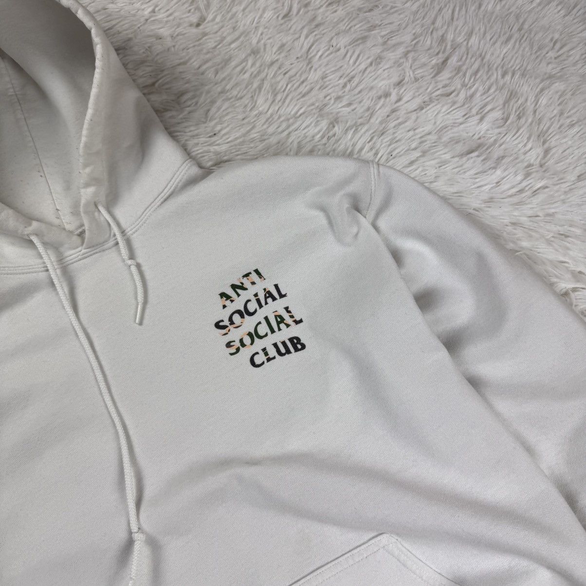 Anti Social Social Club Anti Social Club White Hoodie M ASSC Streetwear Sk8 Y2K Size US M / EU 48-50 / 2 - 10 Thumbnail