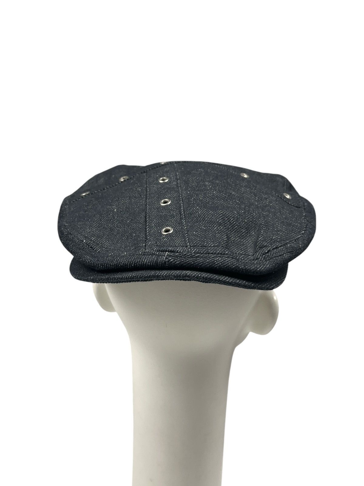 Japanese Brand × Vintage Vintage Denim Hat with Eyelets Reworked Style Japanese Size ONE SIZE - 8 Thumbnail