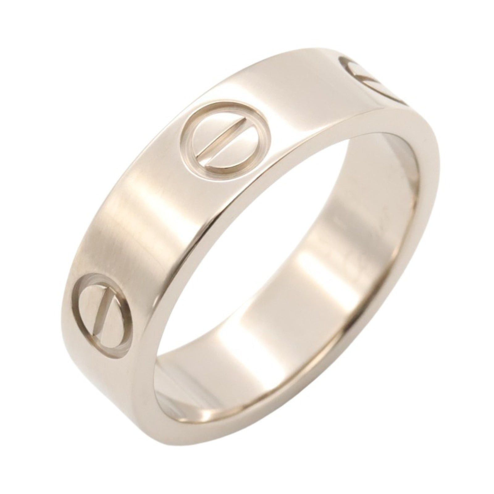 Cartier Cartier Love Ring K18Wg (White Gold) Silver Size ONE SIZE - 1 Thumbnail