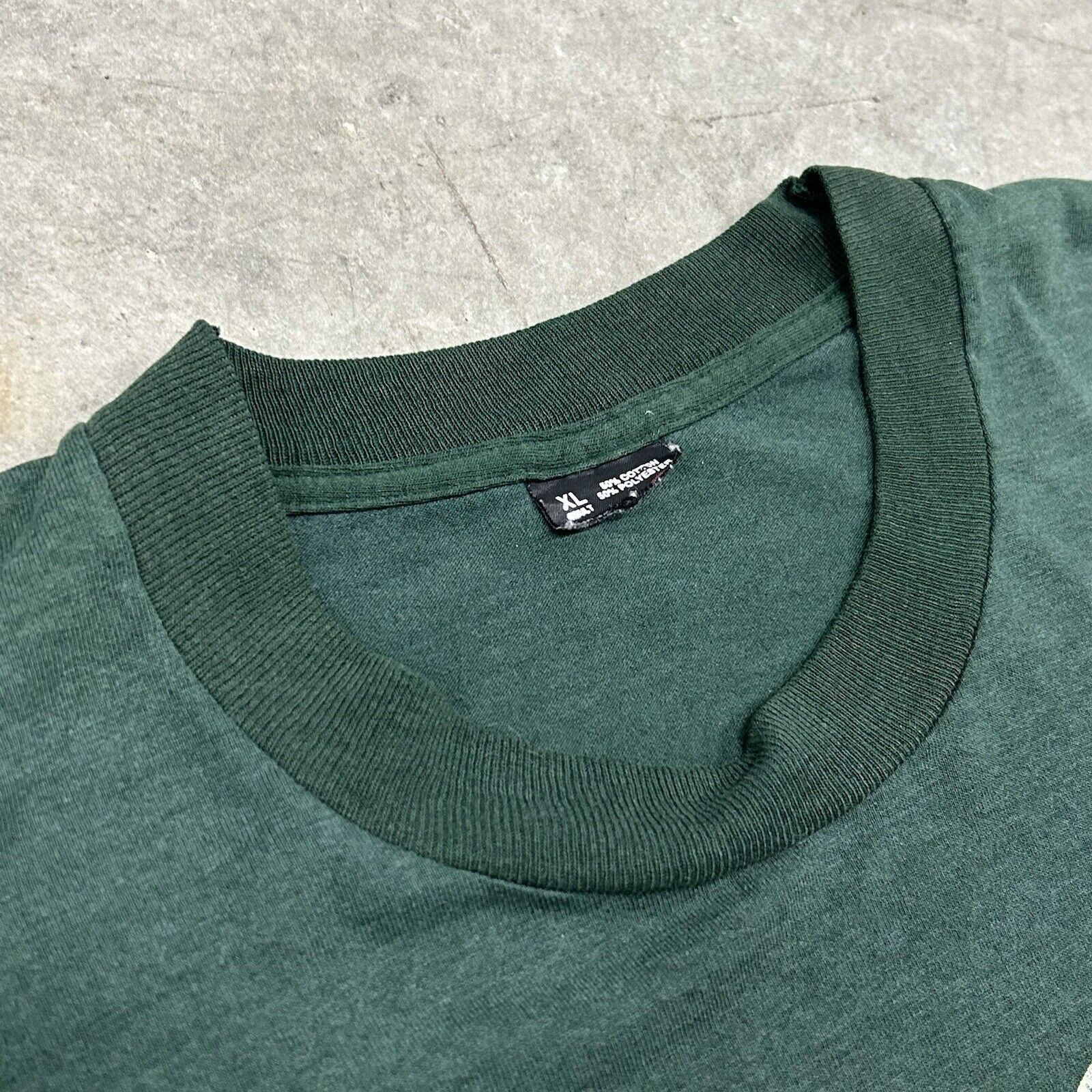Fruit Of The Loom Freaknik Taz Front Back Dyke Parody Green T Shirt X-Large XL Size US XL / EU 56 / 4 - 6 Thumbnail