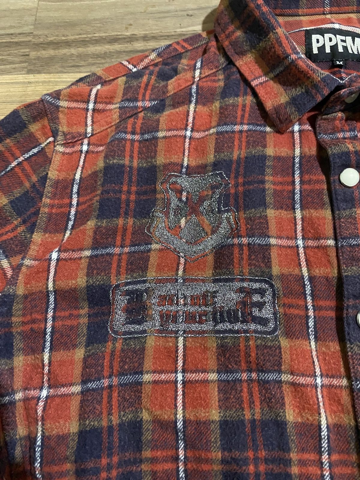 Japanese Brand × PPFM PPFM ERIC DRAVEN PLAID SHIRT Size US M / EU 48-50 / 2 - 6 Thumbnail