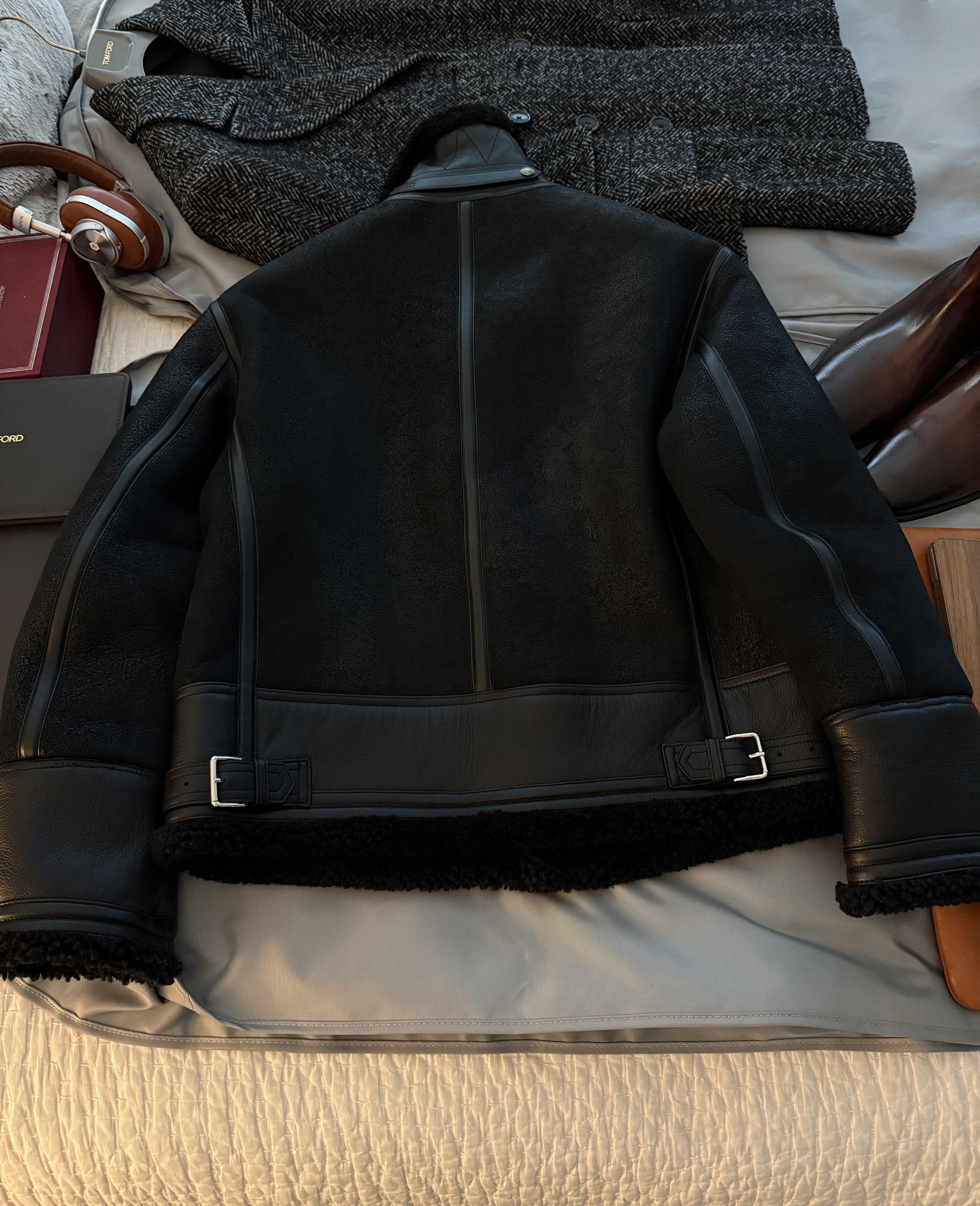Tom Ford A Menswear Grail: Rare $11K Shearling Tailored To Perfection Size US L / EU 52-54 / 3 - 16 Thumbnail