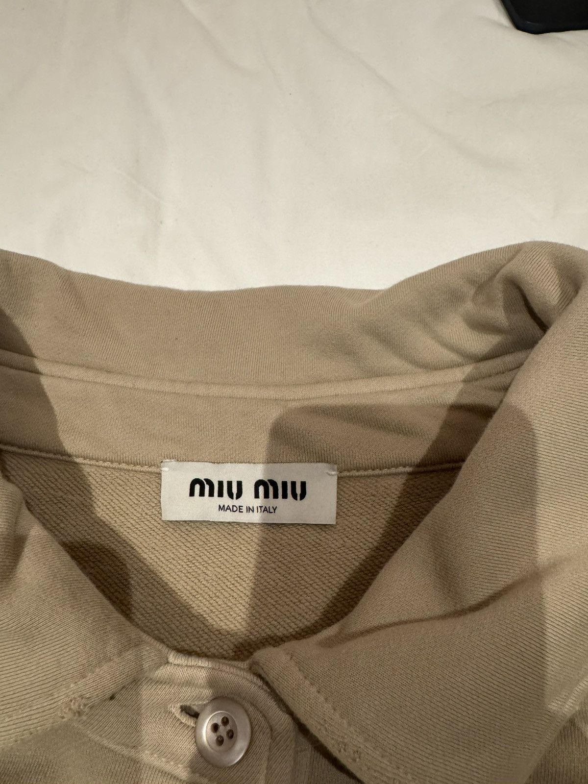 Miu Miu Miu Miu Polo Crewneck Size US S / EU 44-46 / 1 - 2 Thumbnail