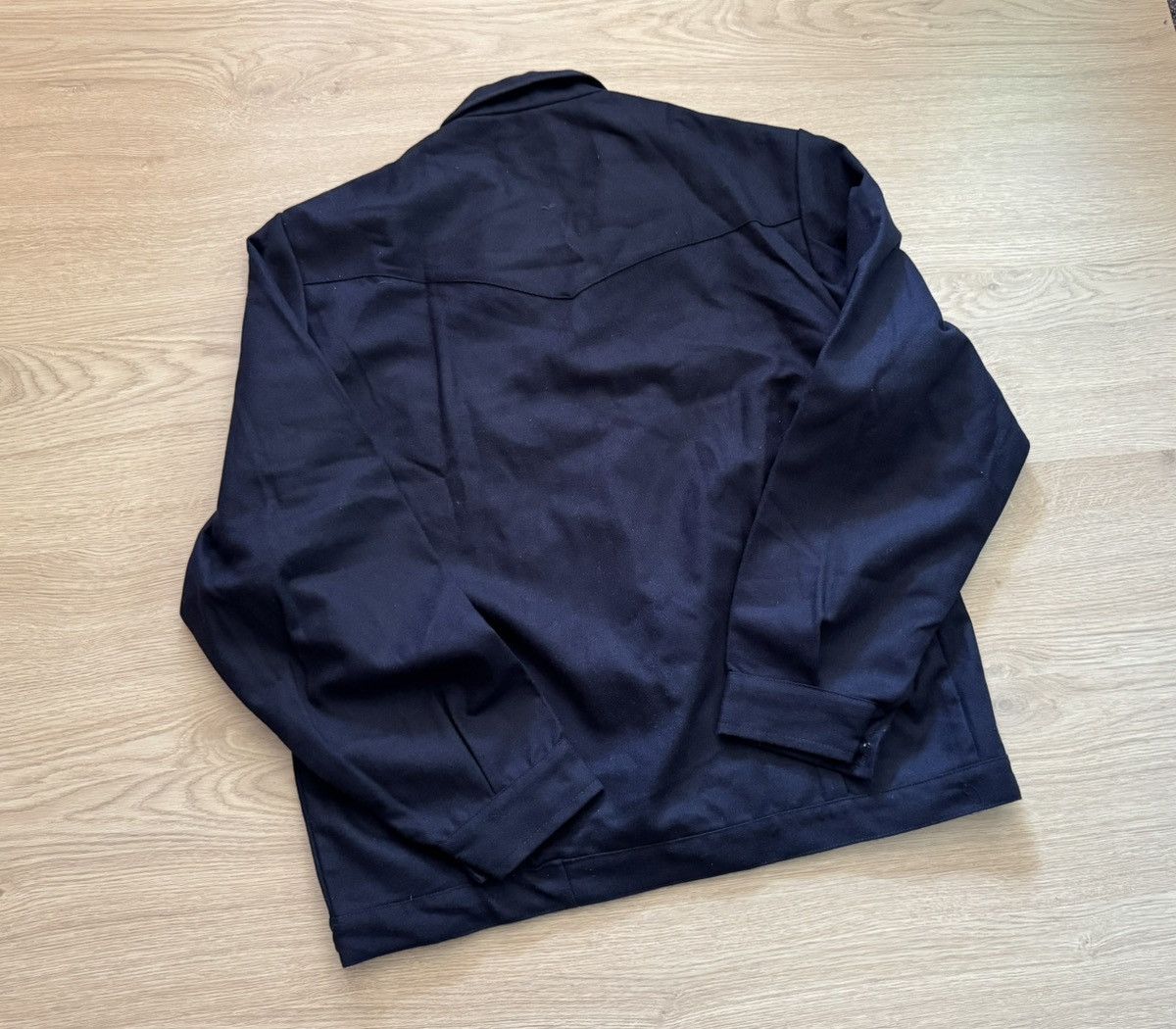 Vintage Vintage Italian Military Navy Shirt Size US XL / EU 56 / 4 - 5 Thumbnail