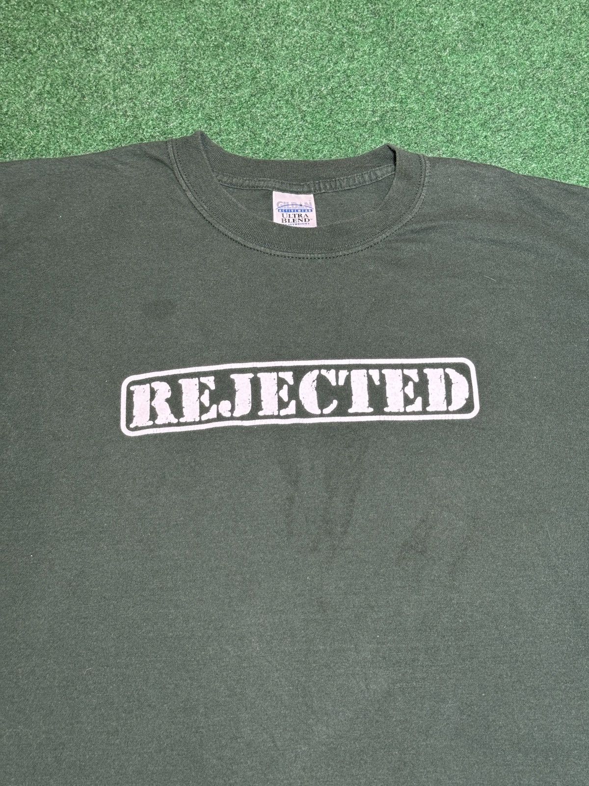 Vintage Vintage 90s Rejected Stamp Christian Church Erie Pa T Shirt Size US L / EU 52-54 / 3 - 2 Thumbnail