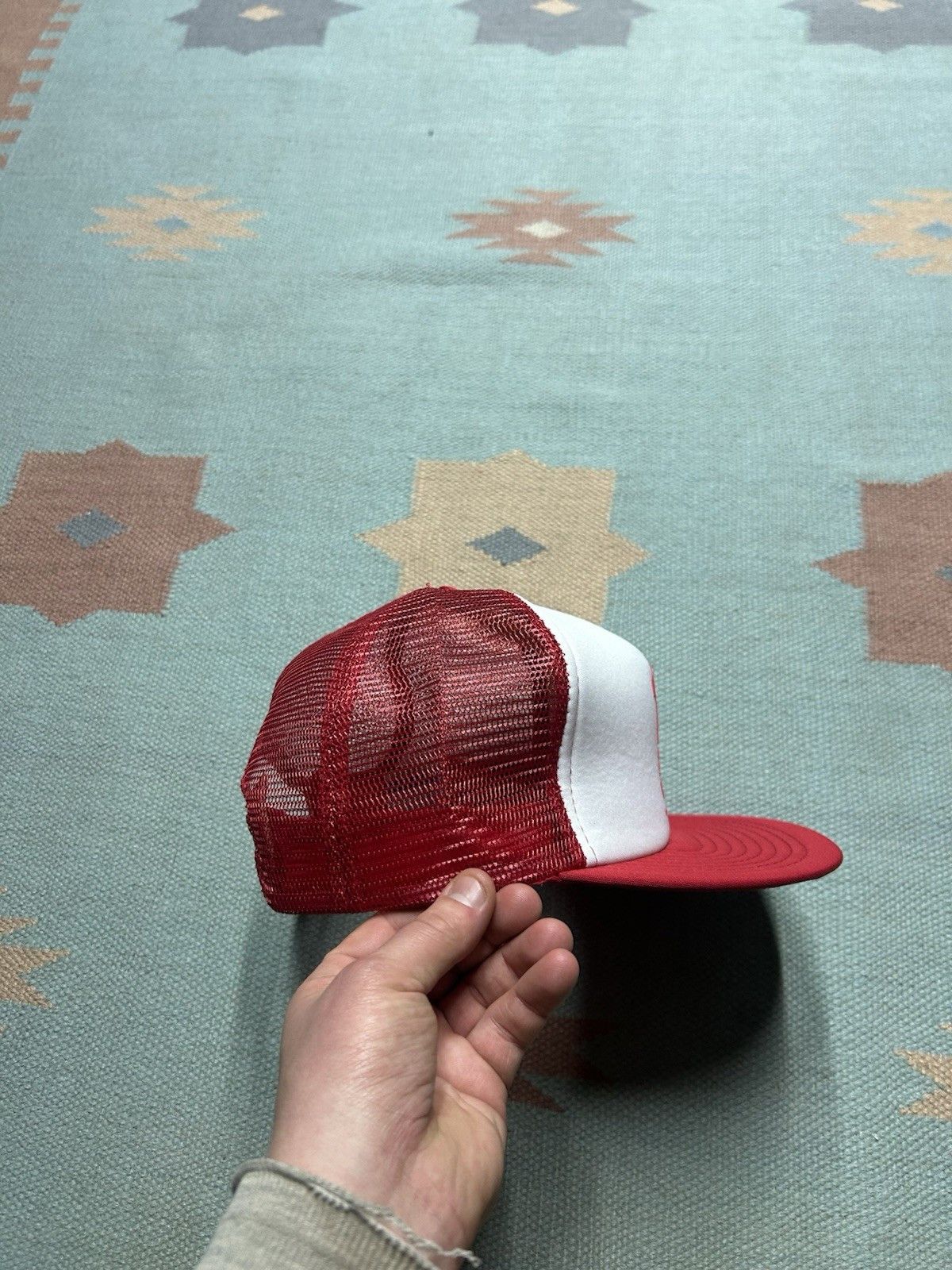 Vintage trucker hat WJRT TV ABC flint Saginaw bay city Michigan news Size ONE SIZE - 8 Thumbnail