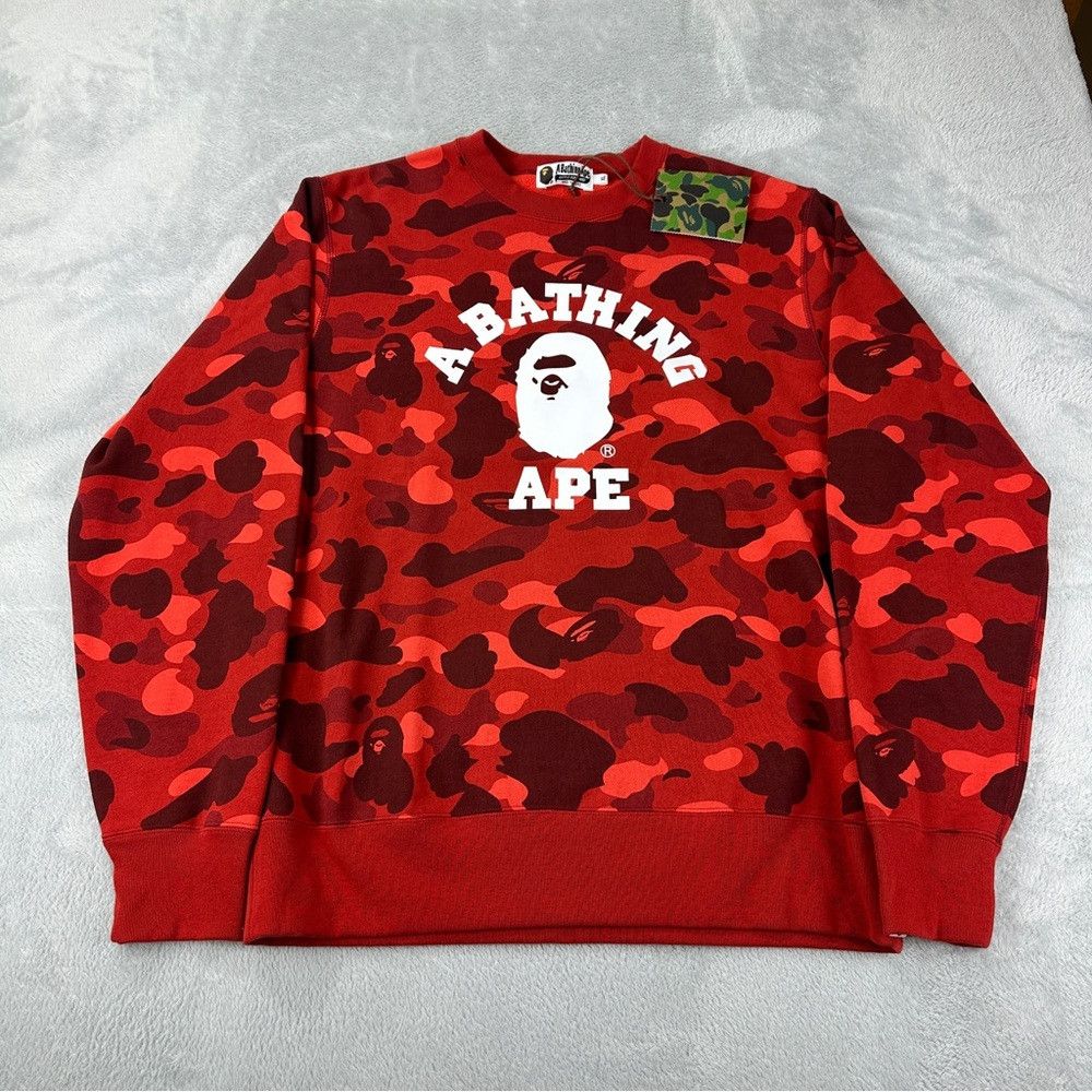 Color Camo College Crewneck