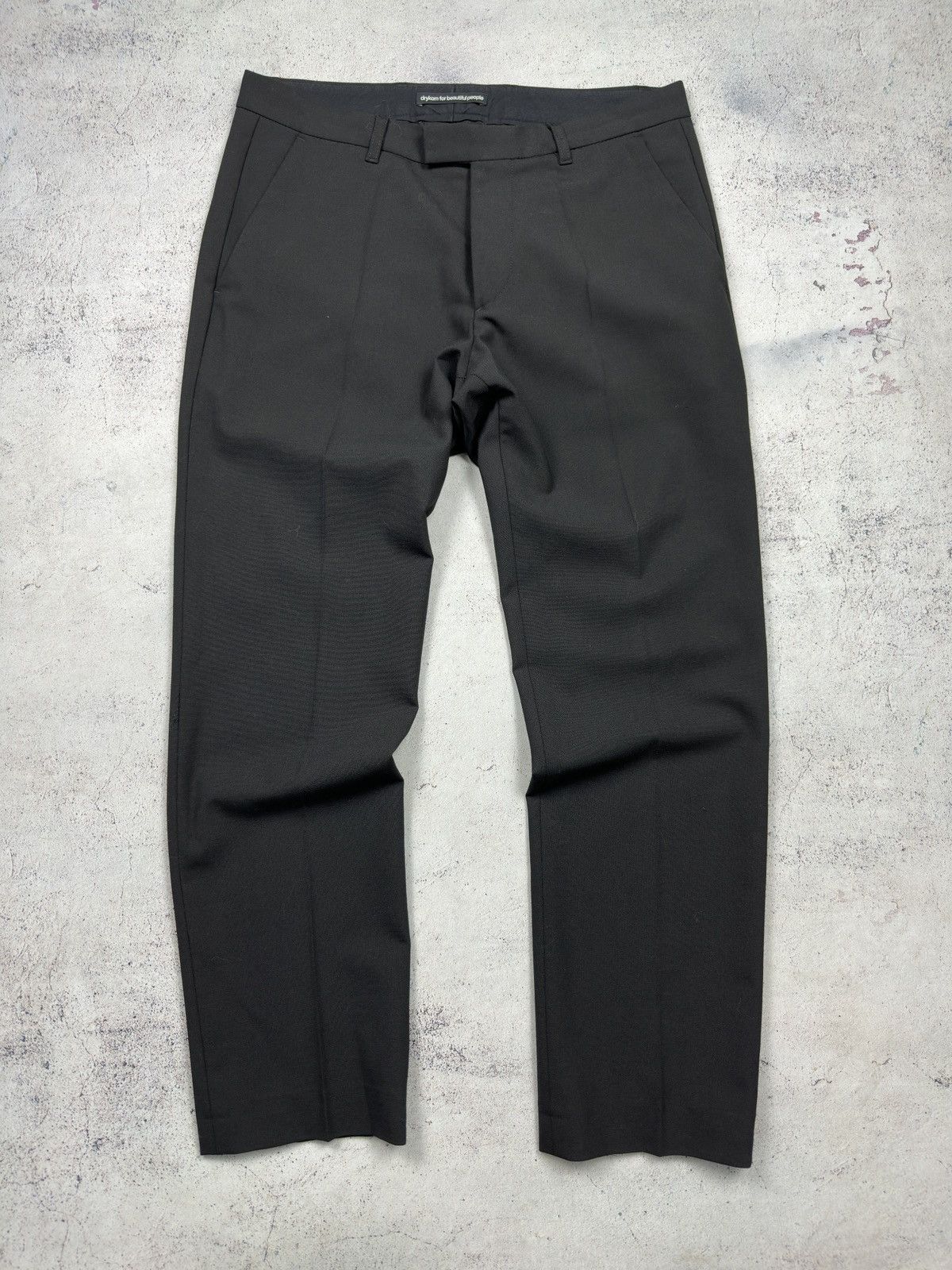 DRYKORN Drykorn Black Cropped Trousers Pants Size 46 Size US 31 - 2 Thumbnail