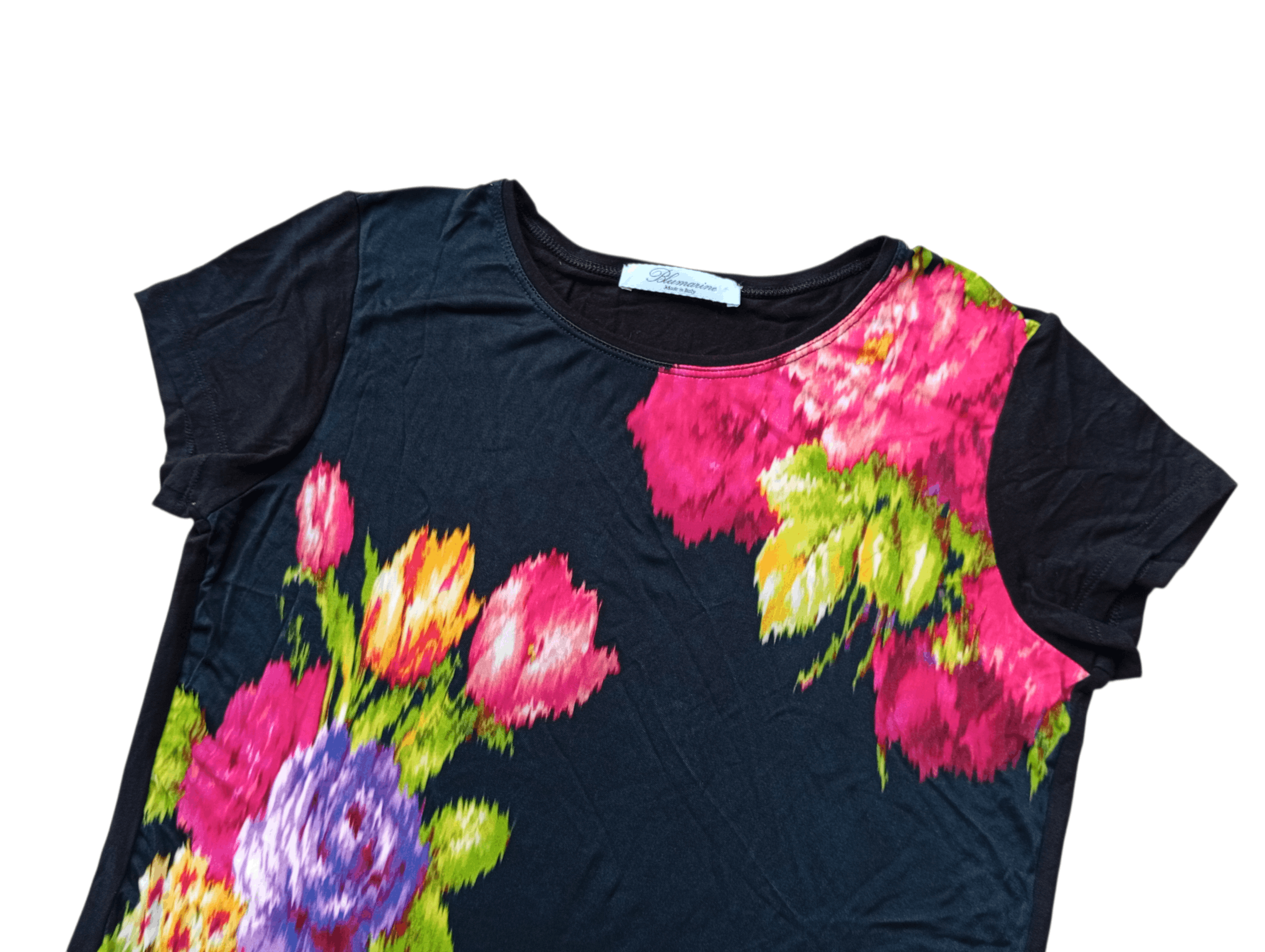 Blumarine Blumarine pixel floral shirt Size M / US 6-8 / IT 42-44 - 2 Thumbnail