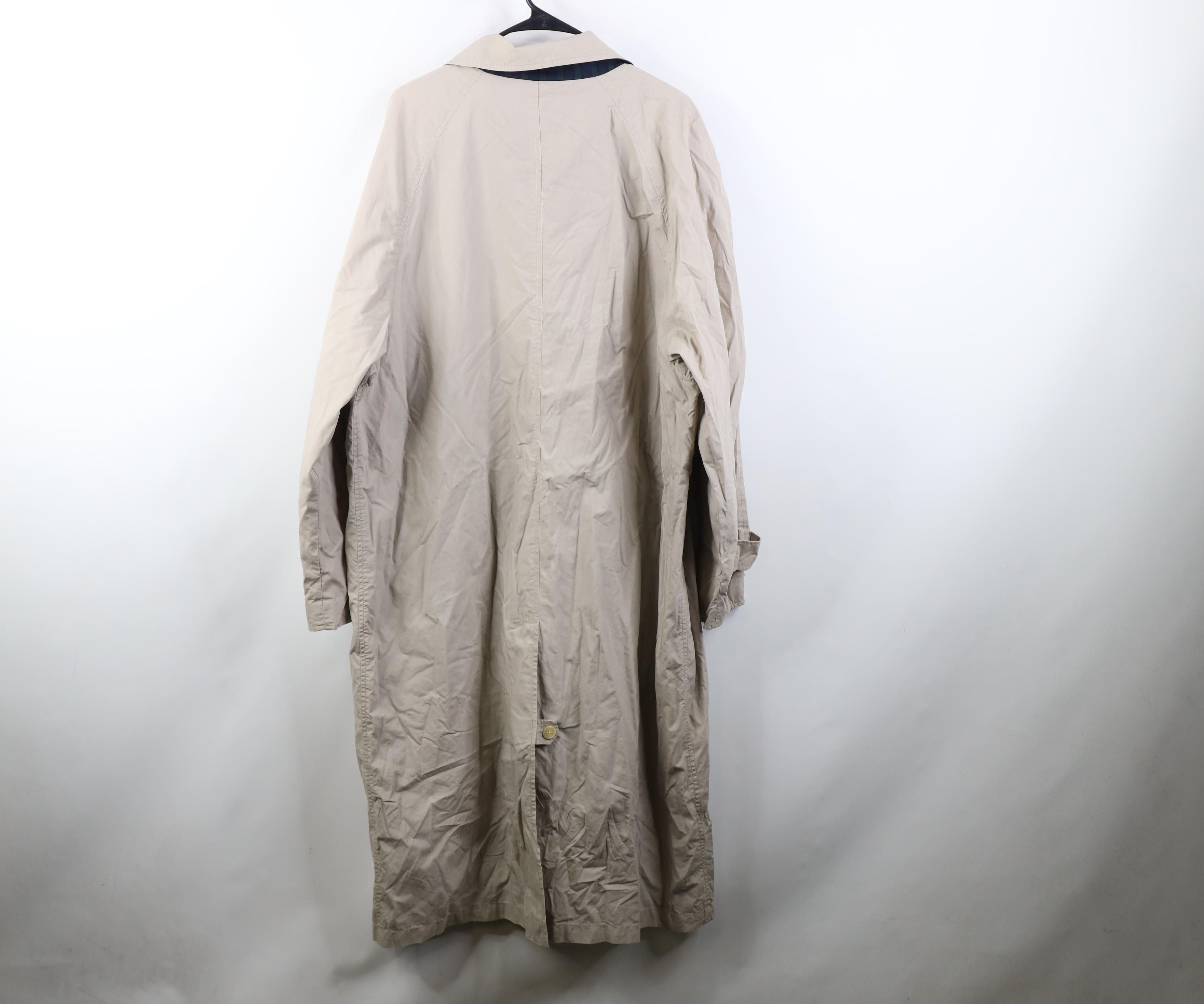 Tommy Hilfiger Vintage 90s Tommy Hilfiger Trench Coat Rain Jacket Beige Size US L / EU 52-54 / 3 - 18 Thumbnail